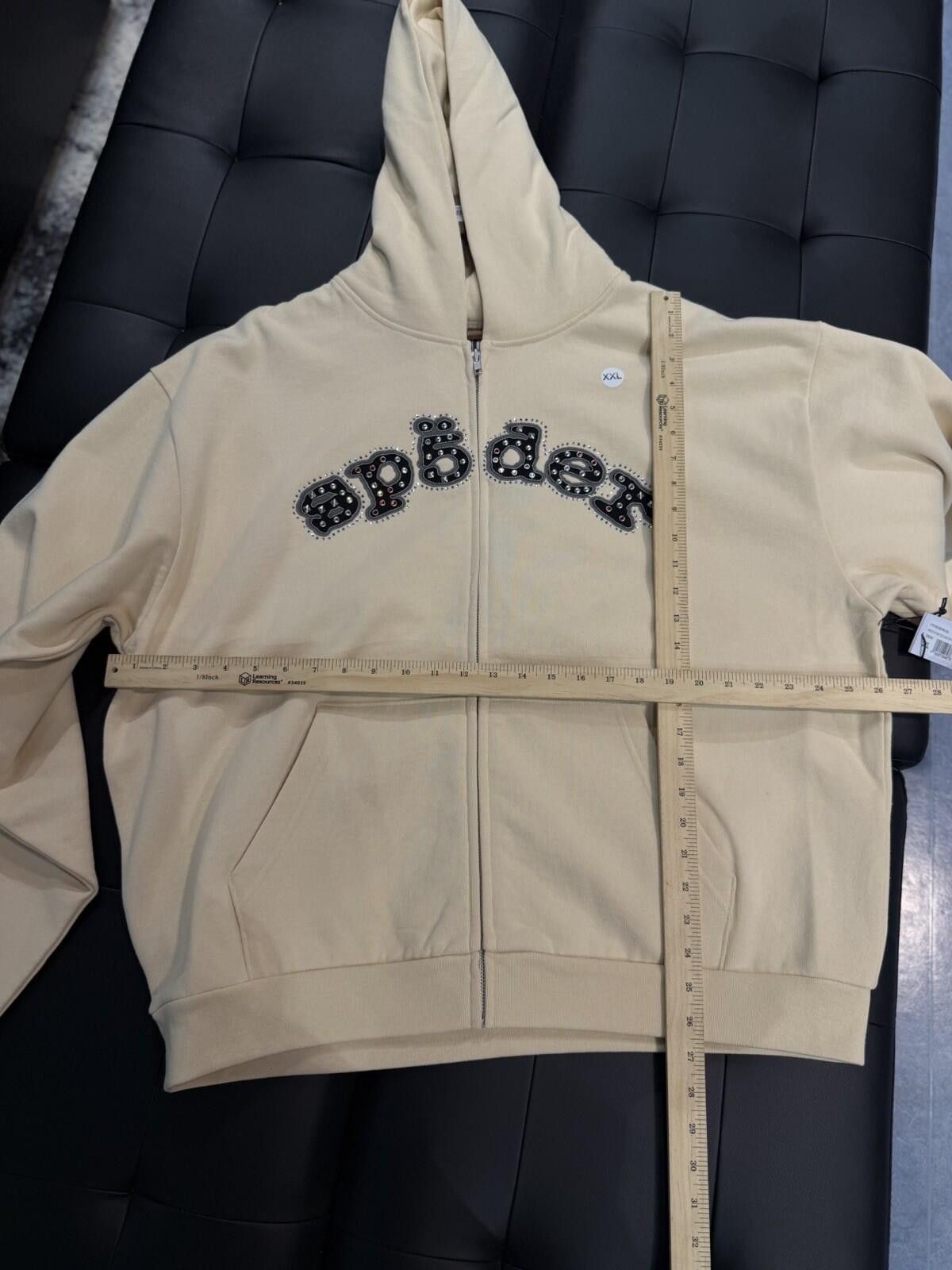 Sp5der Sp5der Cream Stone Zip Up Hoodie Size (XXL) 2026 Size US XXL / EU 58 / 5 - 7 Thumbnail