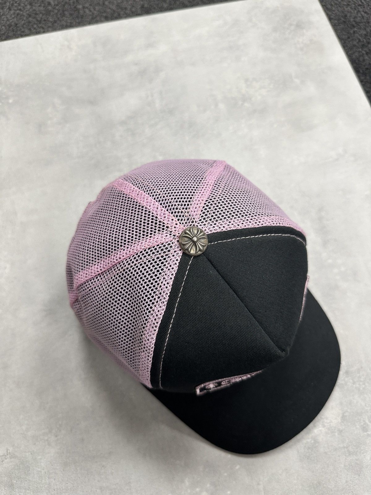 Chrome Hearts Chrome Hearts CH Hollywood Trucker Cap Black Pink Size ONE SIZE - 4 Thumbnail