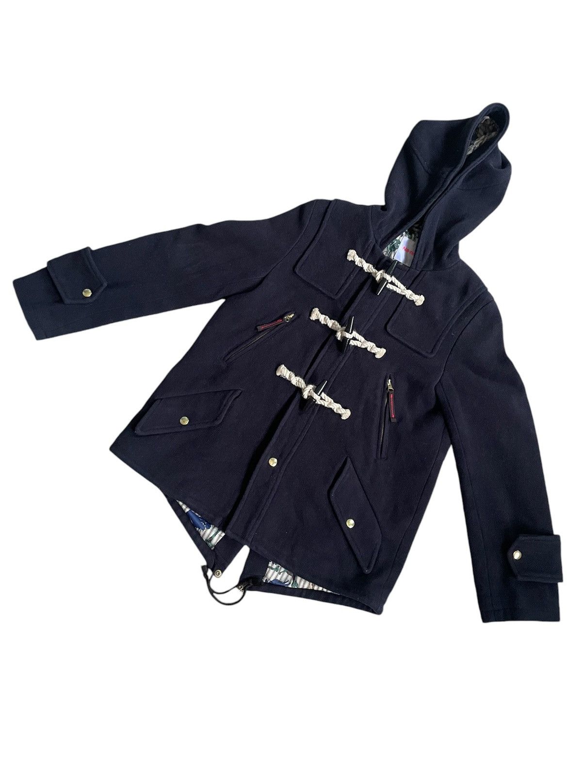 Ne-Net Issey Miyake Ne-Net Hooded Duffle Fishtail Jacket Size US M / EU 48-50 / 2 - 1 Thumbnail