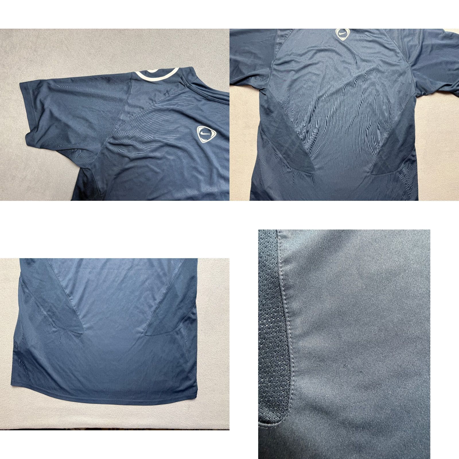 Nike Vintage Nike 2k Total 90 jersey football soccer shirt Mens M Blue Size US M / EU 48-50 / 2 - 9 Thumbnail