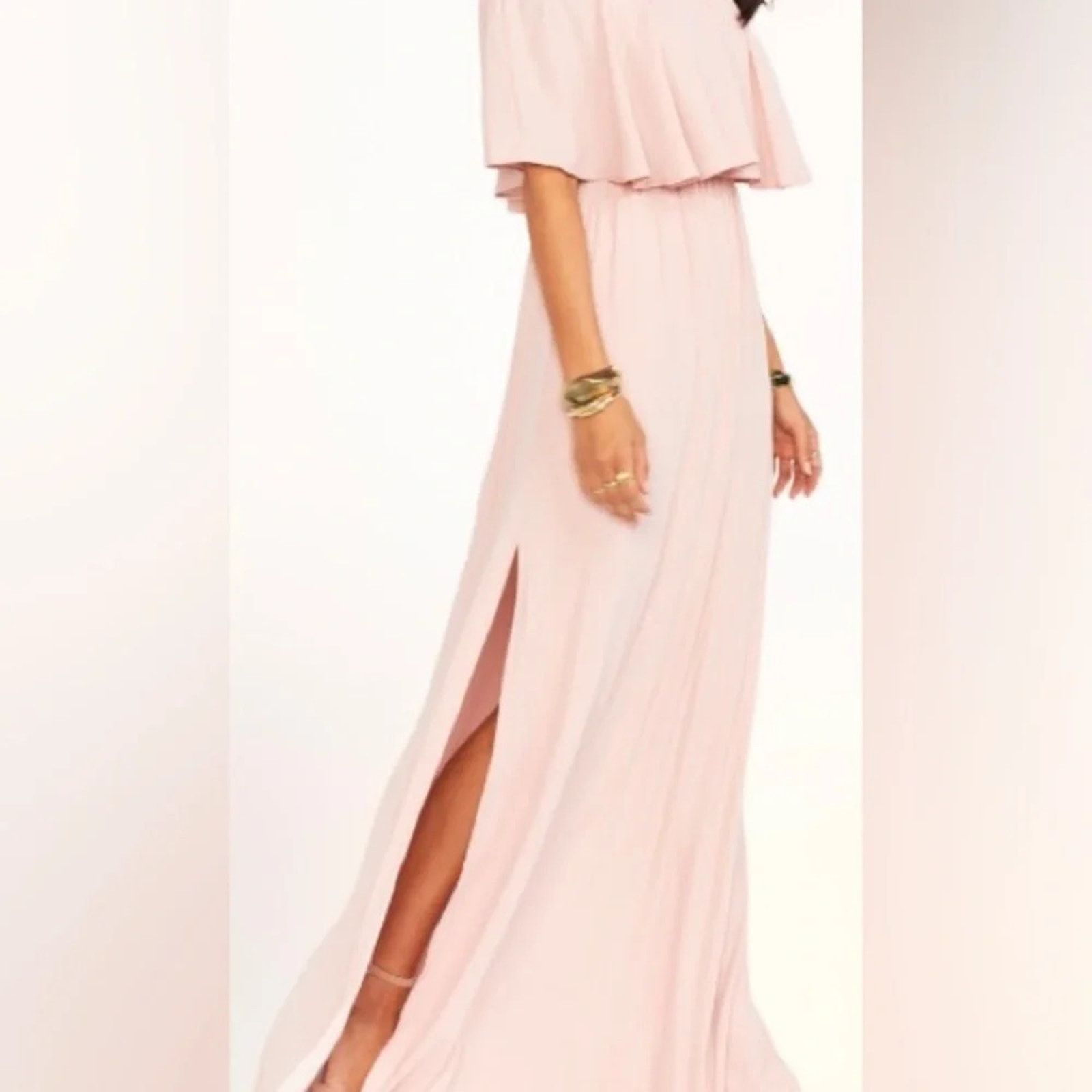 Show Me Your MuMu Show Me Your MuMu Hacienda maxi dress in dusty rose, size XS Size XS / US 0-2 / IT 36-38 - 3 Thumbnail