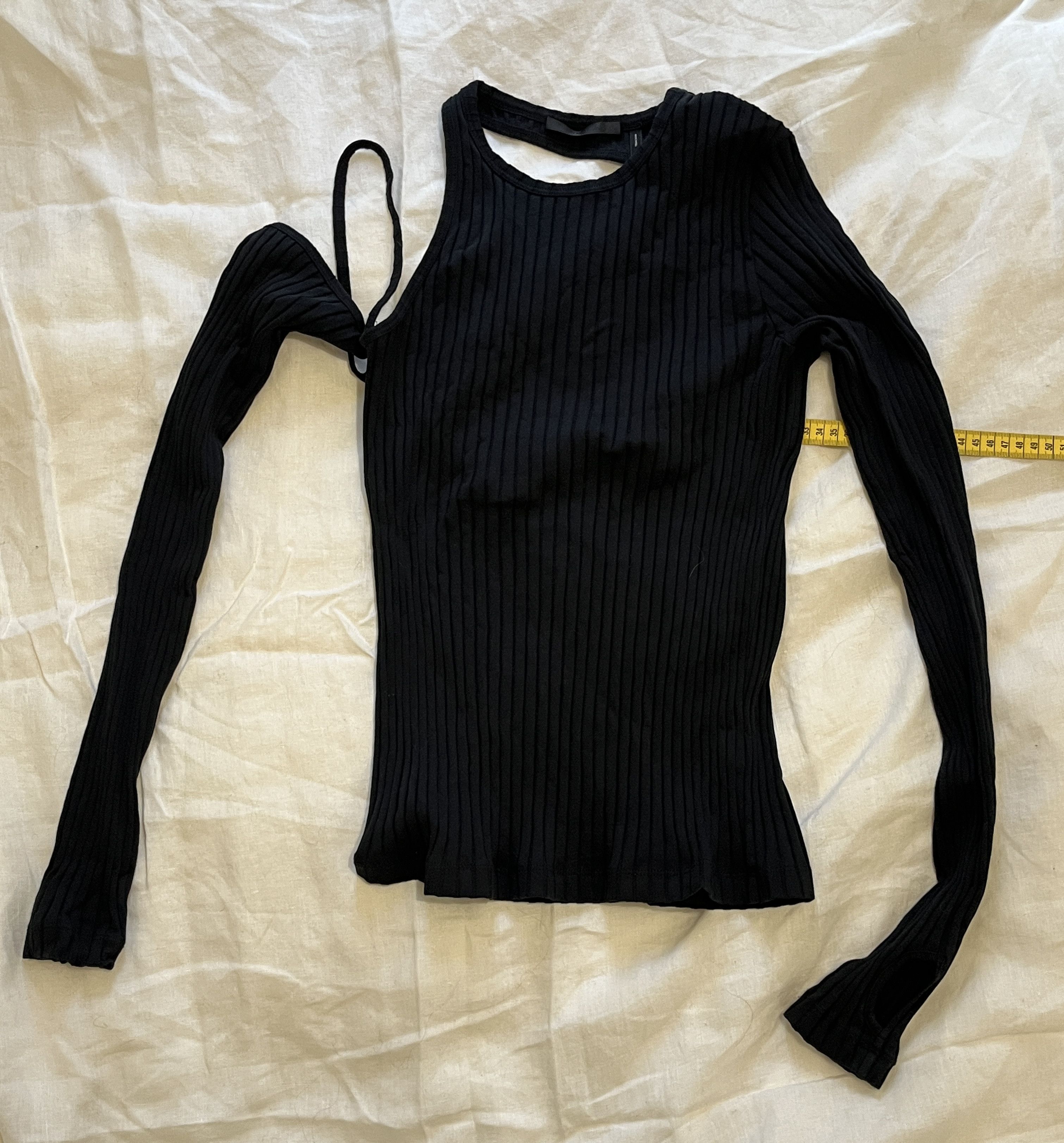 Helmut Lang Helmut Lang Asymmetrical Longsleeve Top Size L / US 10 / IT 46 - 1 Thumbnail