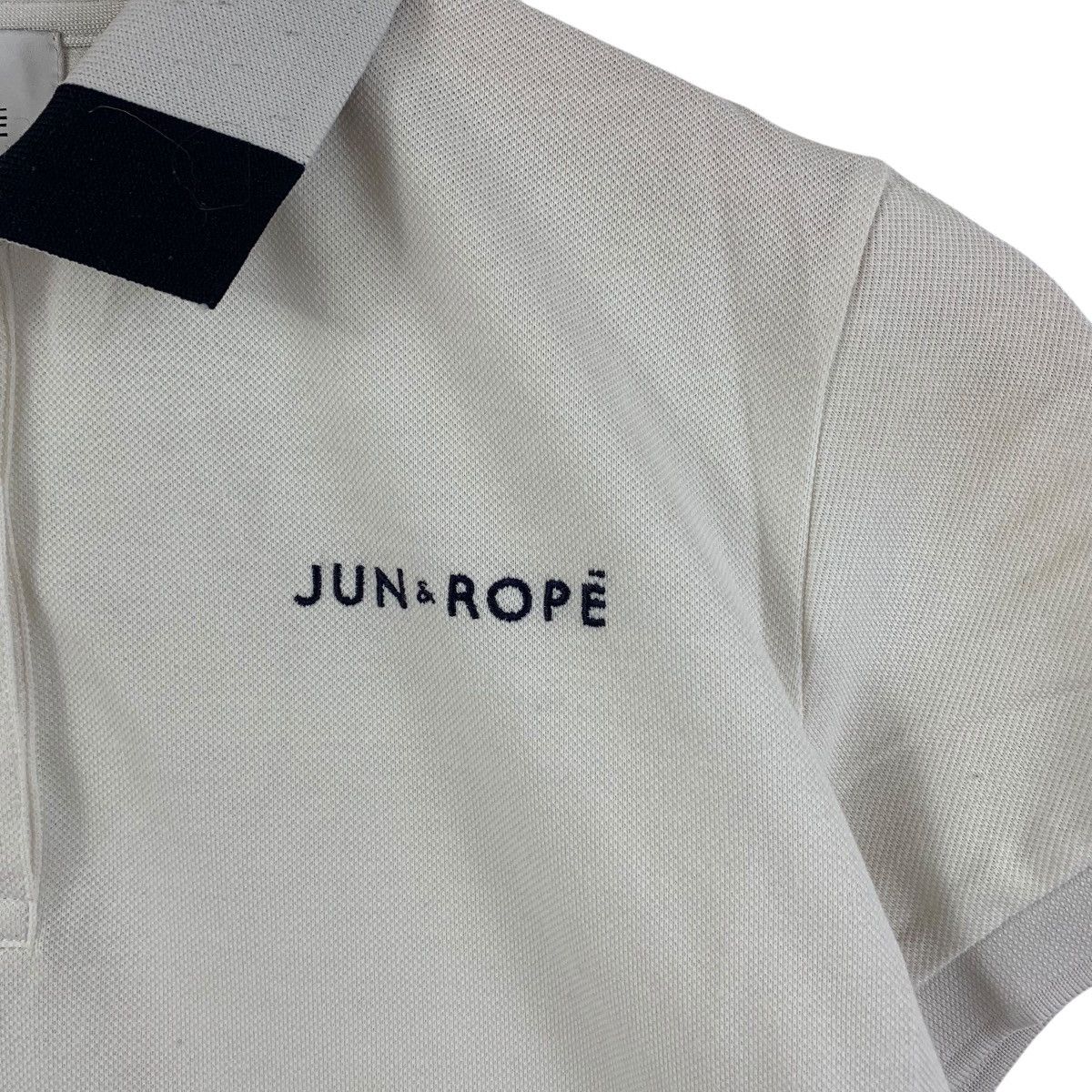 Vintage ROPE JAPAN x JUN TAKAHASHI Crane Bird White Polo Tee Shirt Size S / US 4 / IT 40 - 6 Thumbnail