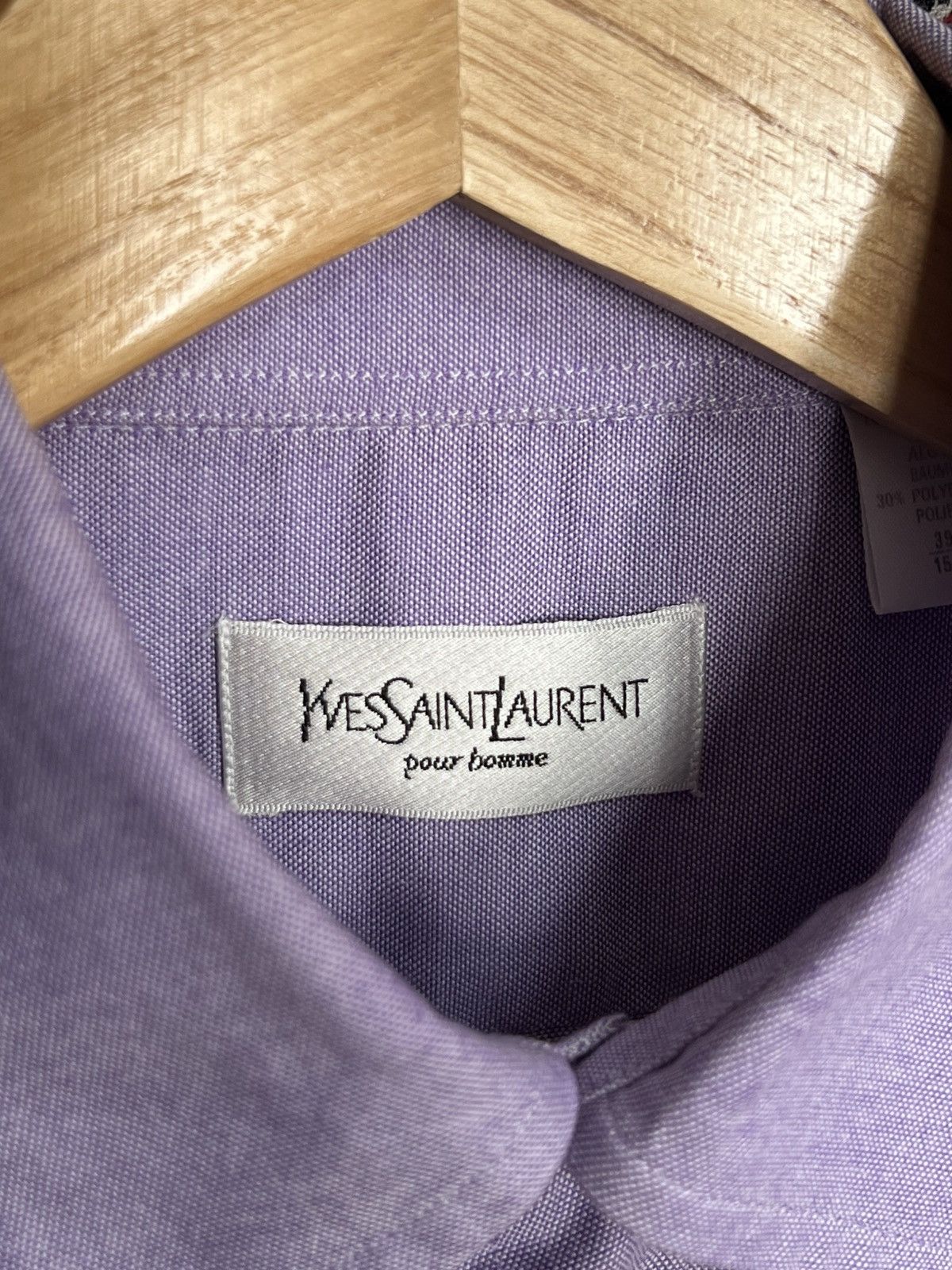 Yves Saint Laurent Vtg Yves Saint Laurent Short Sleeve Shirt Button YSL Size 39 Size US M / EU 48-50 / 2 - 4 Thumbnail