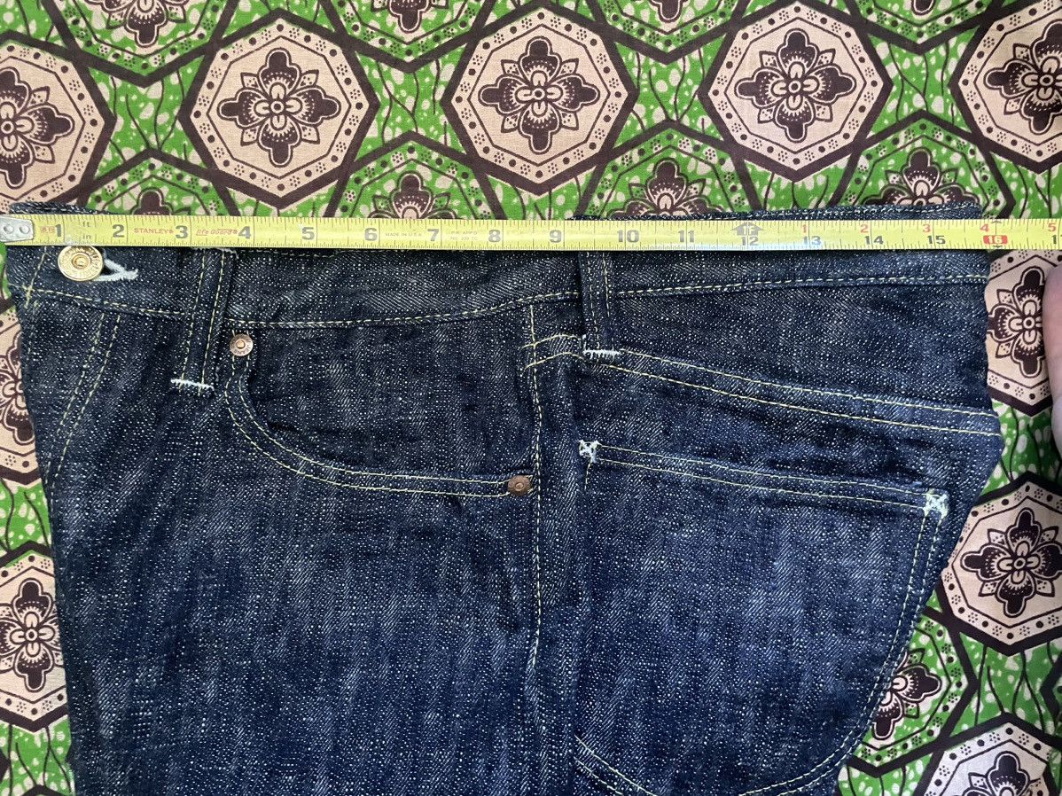 Samurai Jeans Samurai S140SXJ-GRK Shinsengumi 18oz Makoto Selvedge Denim Size US 34 / EU 50 - 9 Thumbnail