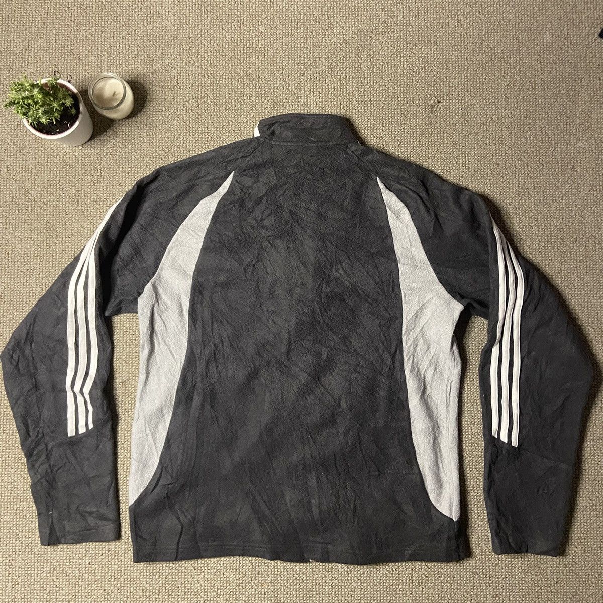 Adidas × Vintage The Vintage Adidas Fleece Jacke (XL) 90er Retro Pullover Size US XL / EU 56 / 4 - 2 Thumbnail