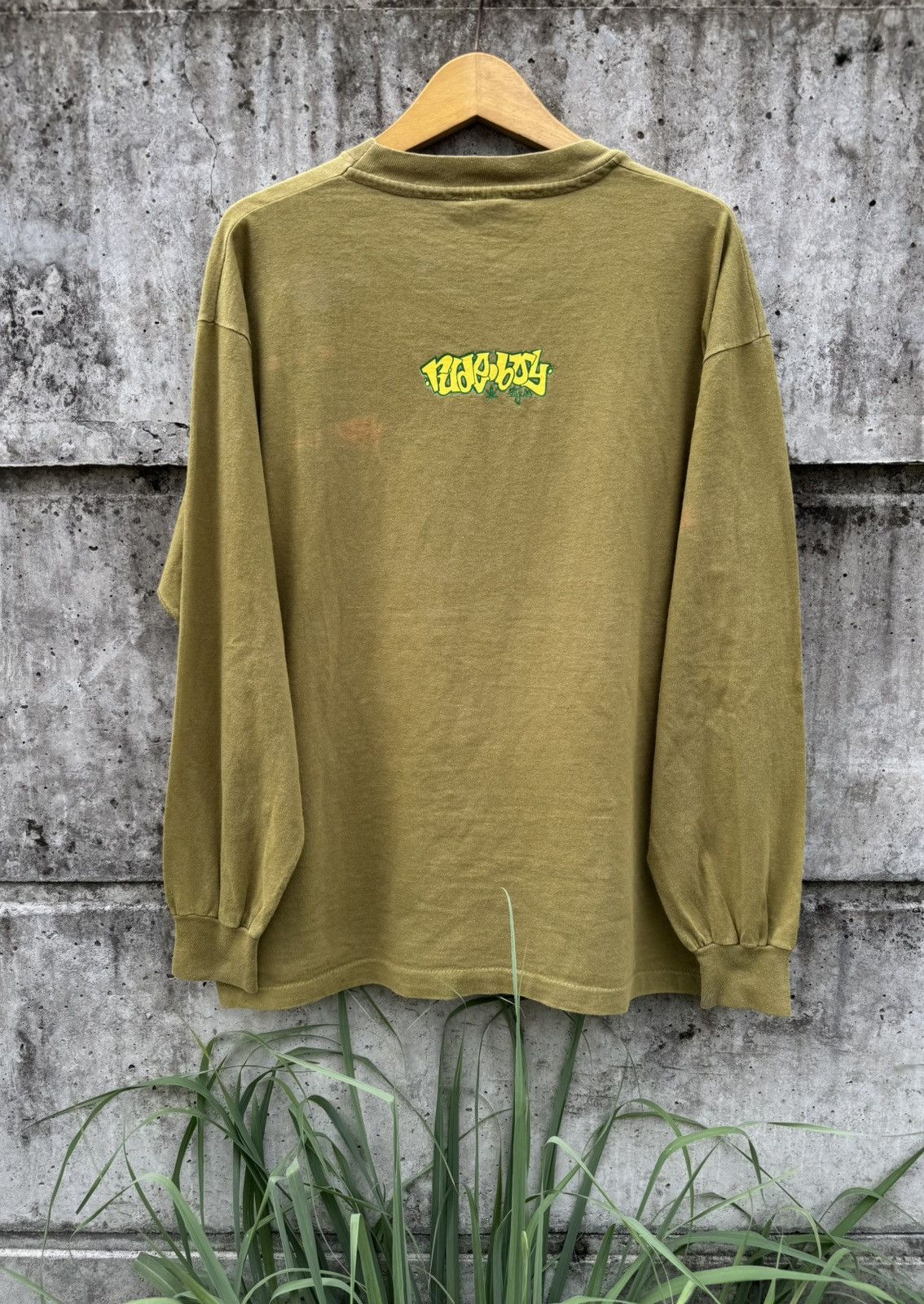 Bob Marley Vintage 90's Irie Toons Big up folks Longsleeve Size US L / EU 52-54 / 3 - 3 Thumbnail