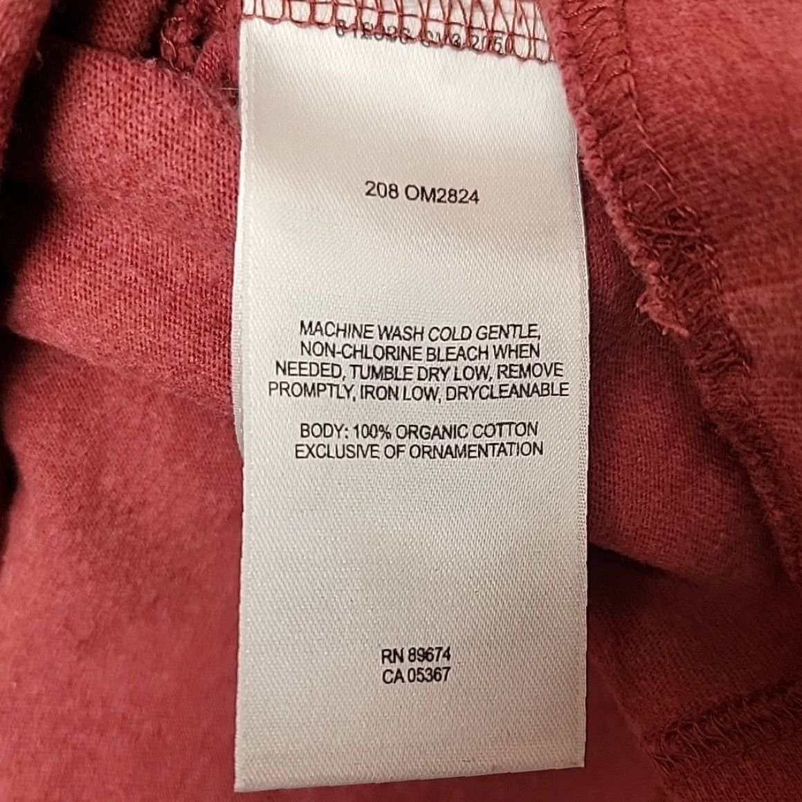 Mountain Hardwear VINTAGE Mountain Hardwear Shirt Mens L Red 100% Organic Cotton Long Sleeve Outdoor TEE Size US L / EU 52-54 / 3 - 4 Thumbnail