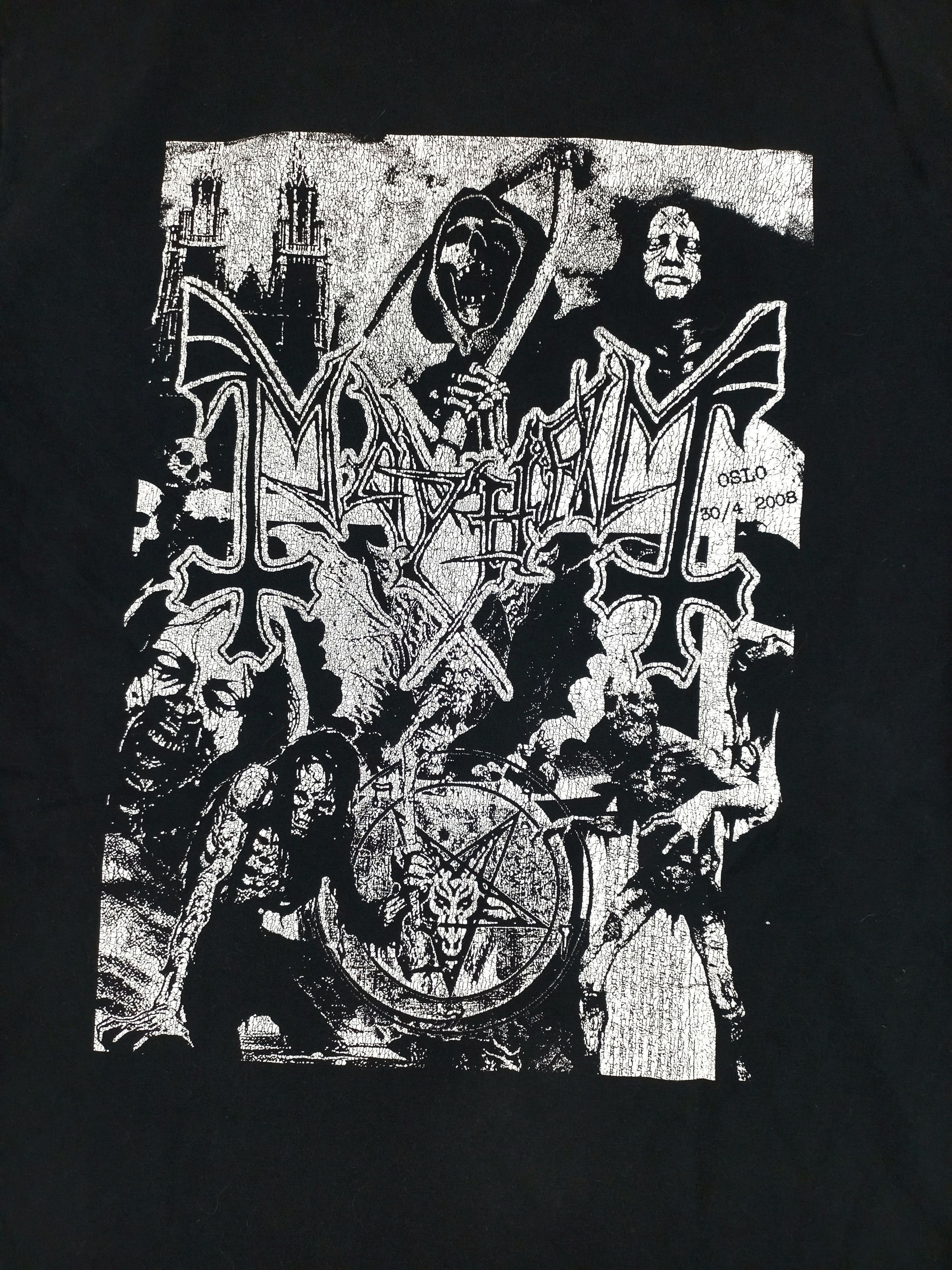 Band Tees × Vintage Rare Mayhem black metal band vintage t-shirt 2008 Size US M / EU 48-50 / 2 - 6 Thumbnail