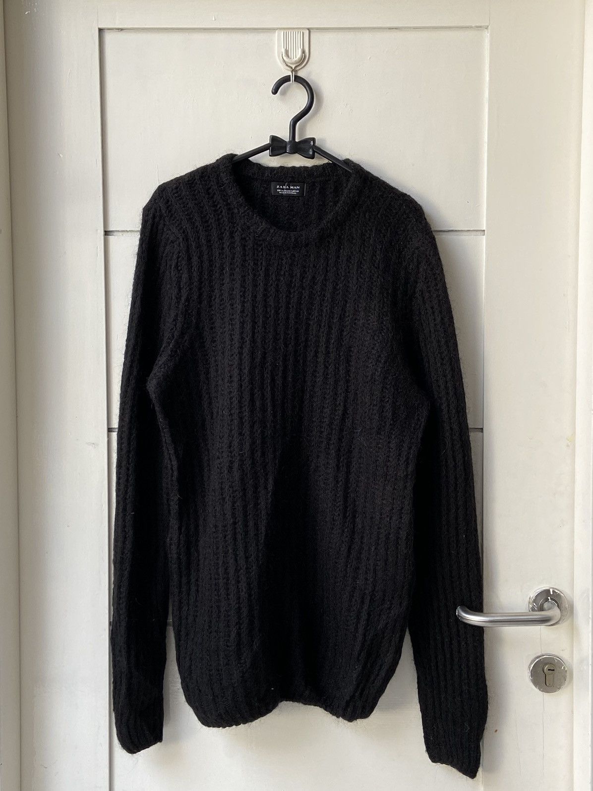 Zara ZARA MAN Black Knit Sweater Size US S / EU 44-46 / 1 - 1 Thumbnail
