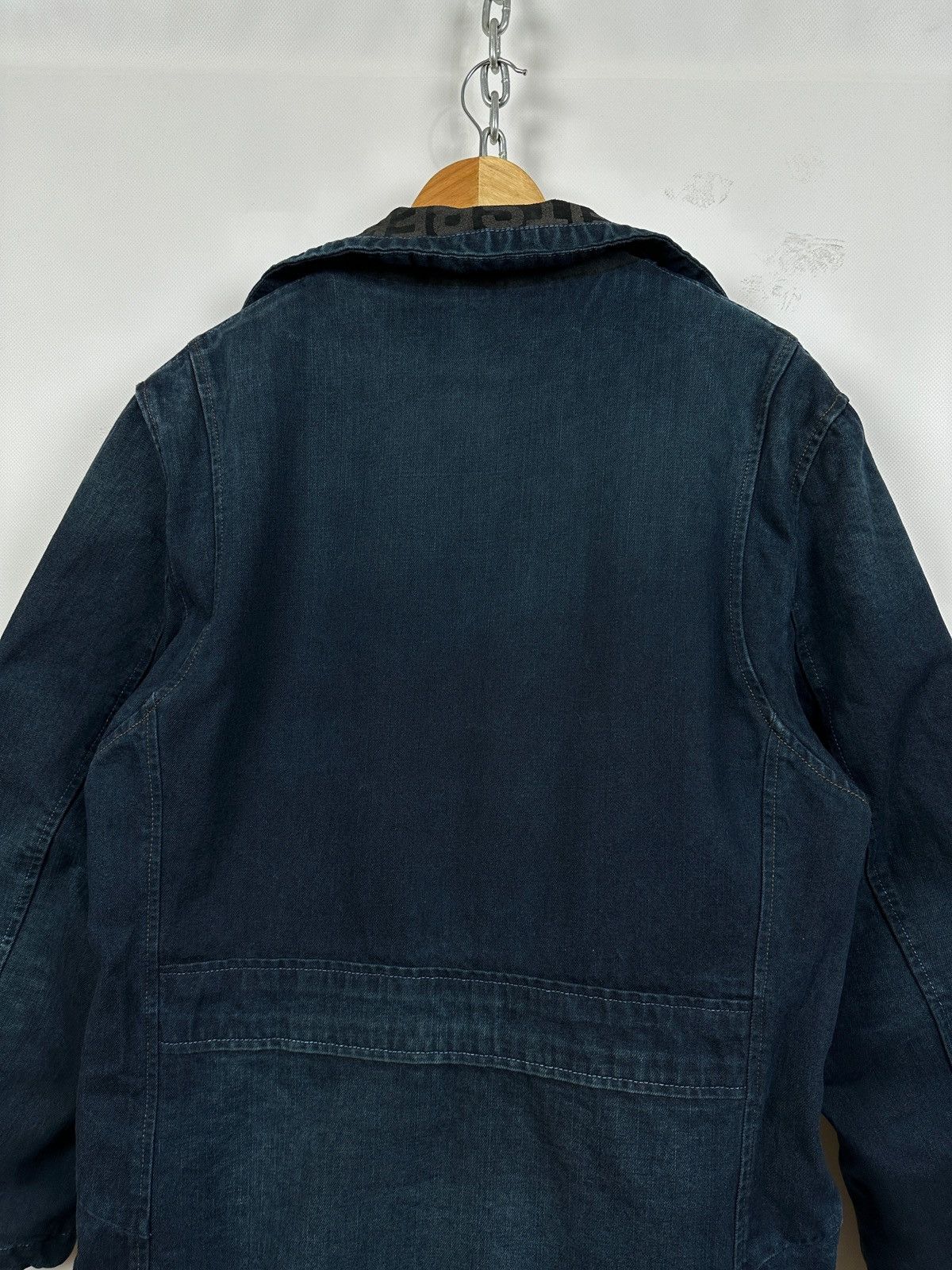 Diesel Vintage Diesel Denim Double Breasted Sherpa Coat Jacket Size US L / EU 52-54 / 3 - 15 Thumbnail