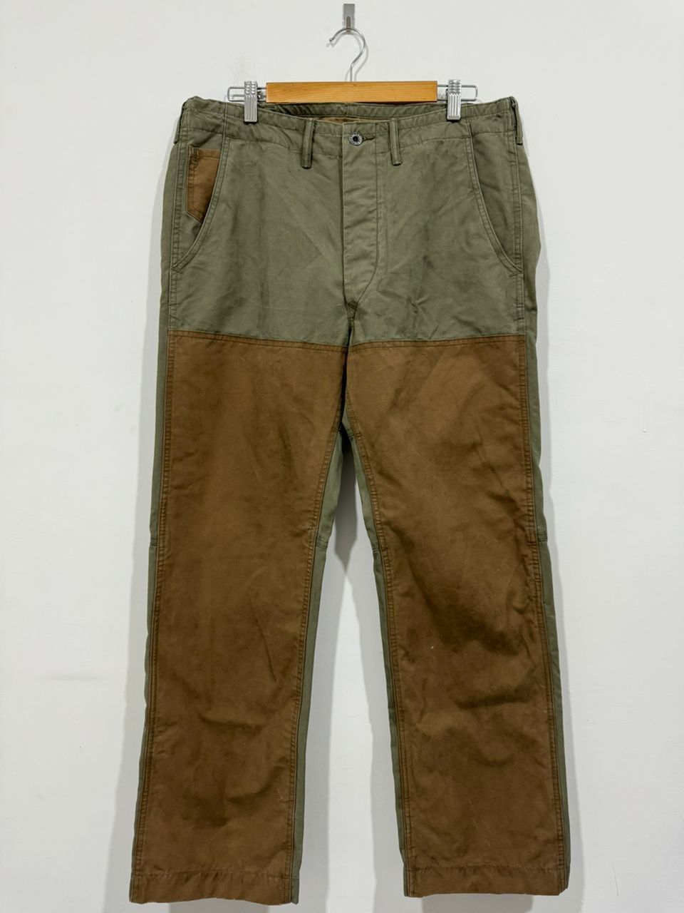 image of Grail x Ralph Lauren Rrl Ralph Laurent Workwear Trouser in Brown Khaki, Men's (Size 34)
