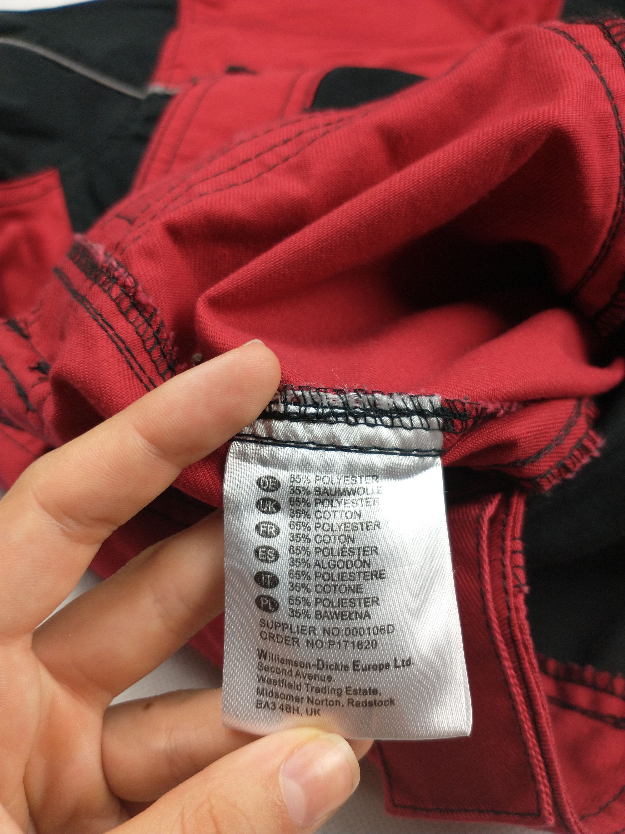 Dickies Dickies Work Utility Jacket Red Black Size S Reflective Size US S / EU 44-46 / 1 - 5 Thumbnail