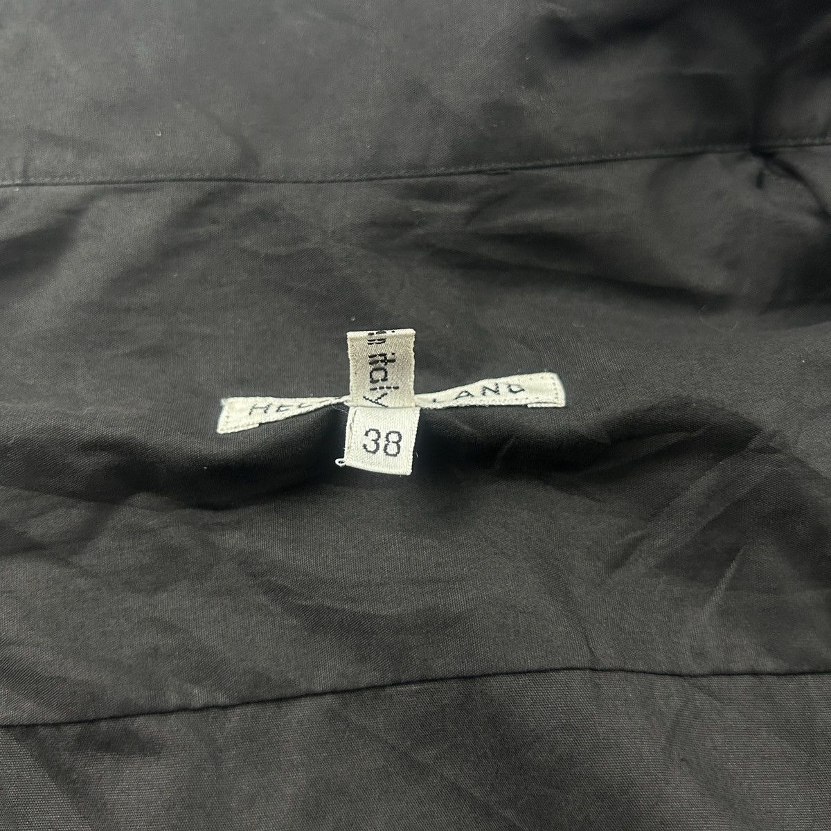 Helmut Lang 1993 Helmut Lang Marine Hi Collar Many Button Shirt Size XS / US 0-2 / IT 36-38 - 7 Thumbnail