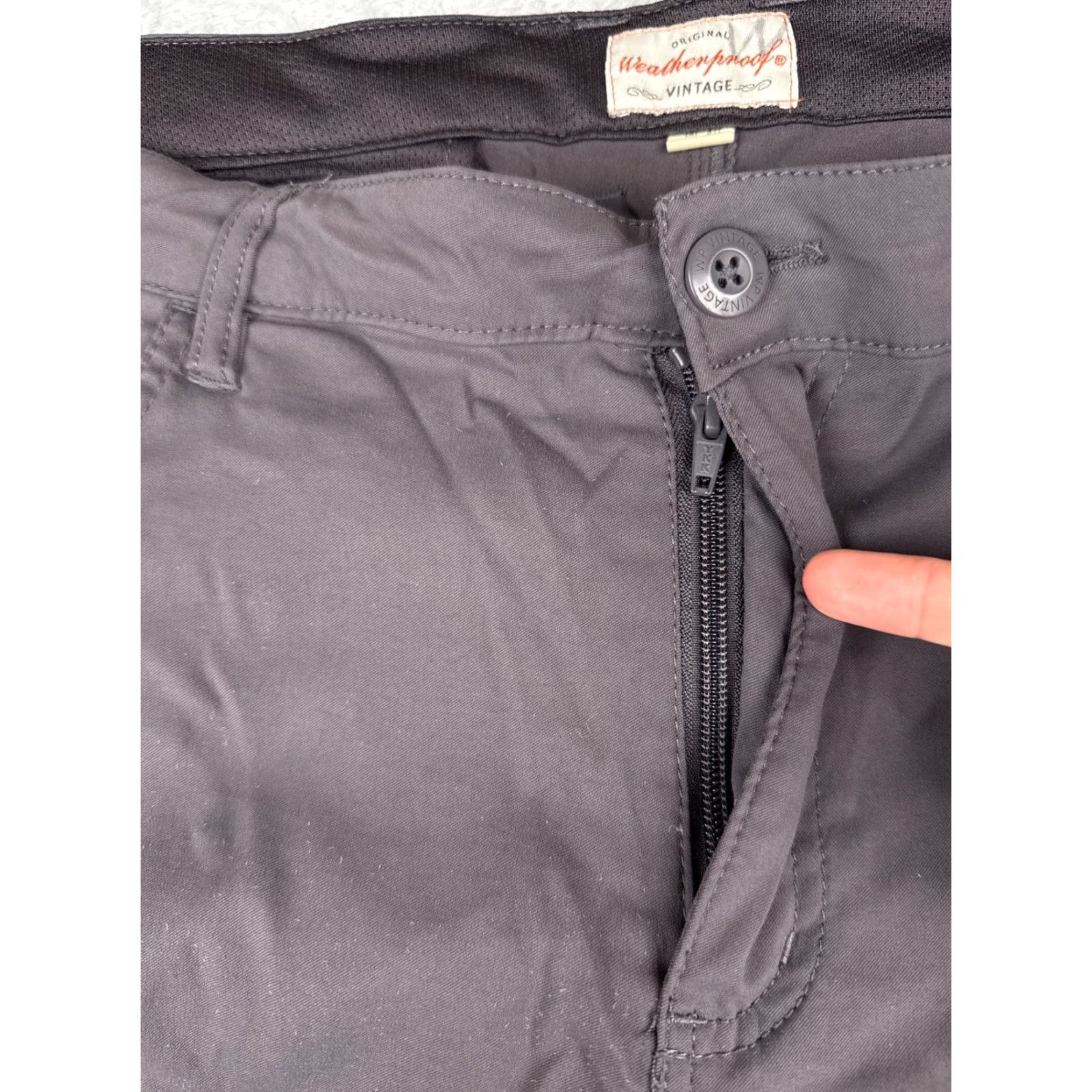 Weatherproof Weatherproof Pants Men Regular Straight Gray Nylon Cargo Pockets 40x32 Vintage: No Size US 40 / EU 56 - 5 Thumbnail