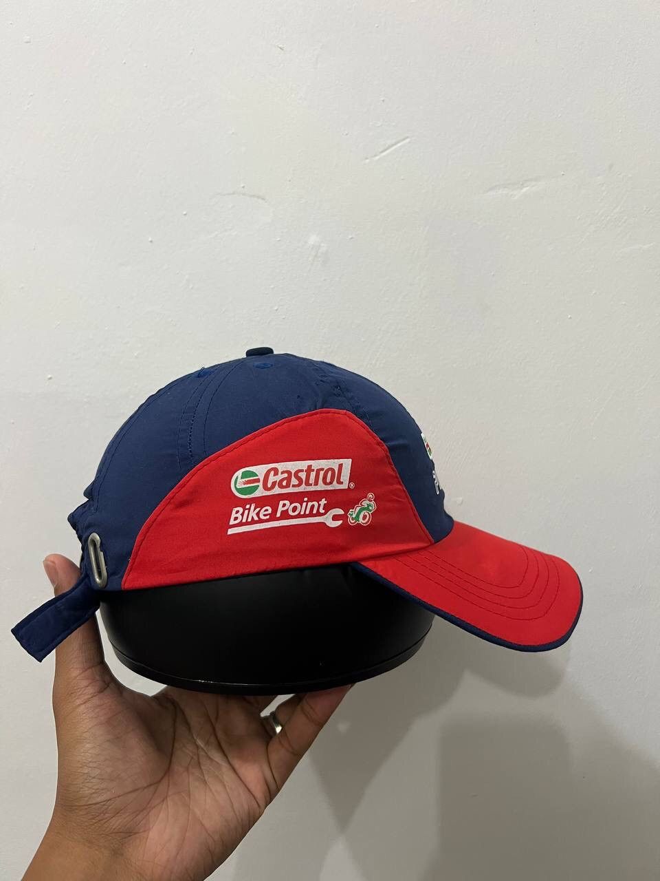 Japanese Brand Castrol Bike Point Nylon Racing Hat Cap Size ONE SIZE - 6 Thumbnail