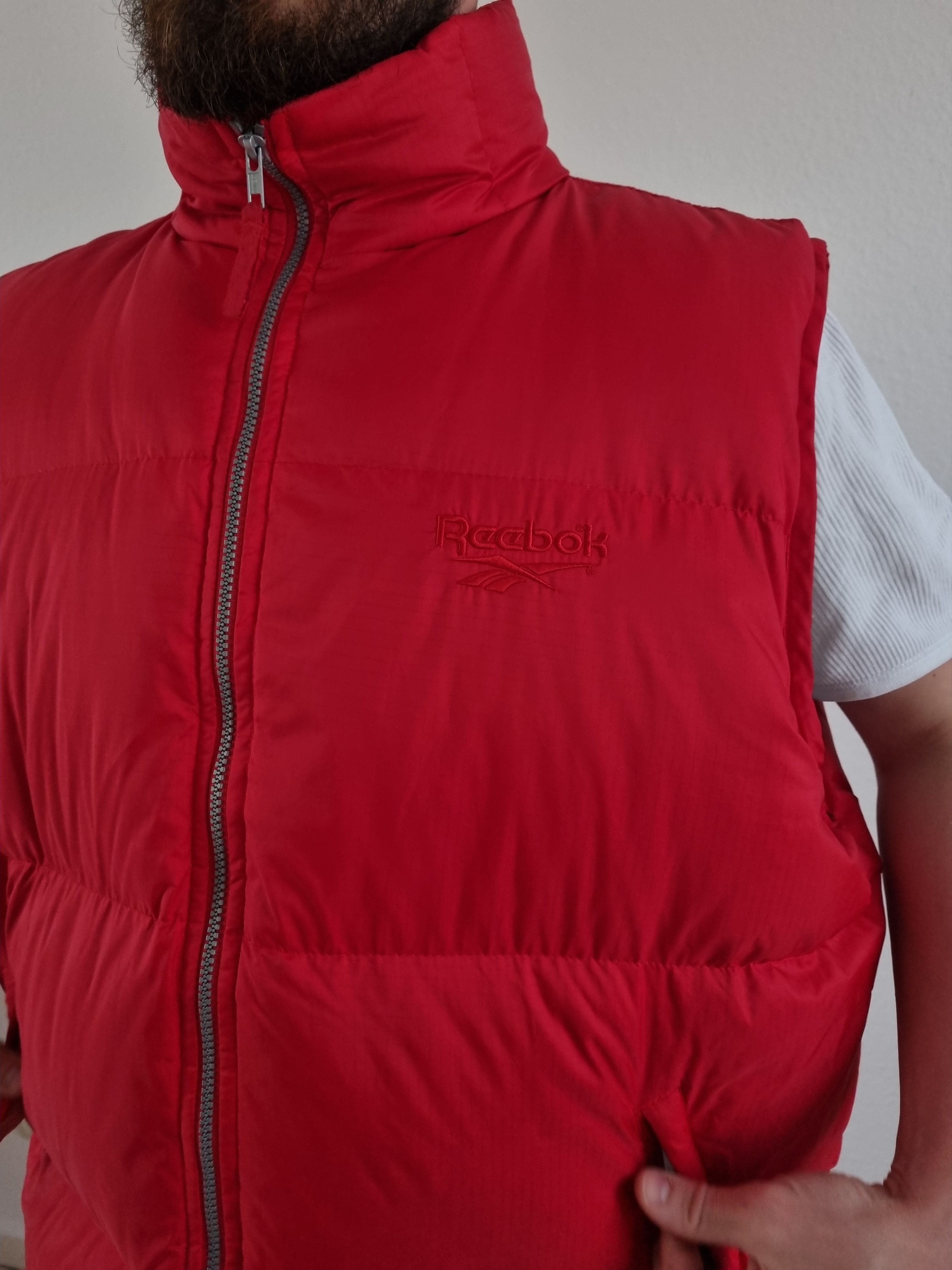 Reebok × Vintage Vintage Reebok Down Vest DRT2 Jacket Puffer Red 90s Y2K Size US XXL / EU 58 / 5 - 6 Thumbnail