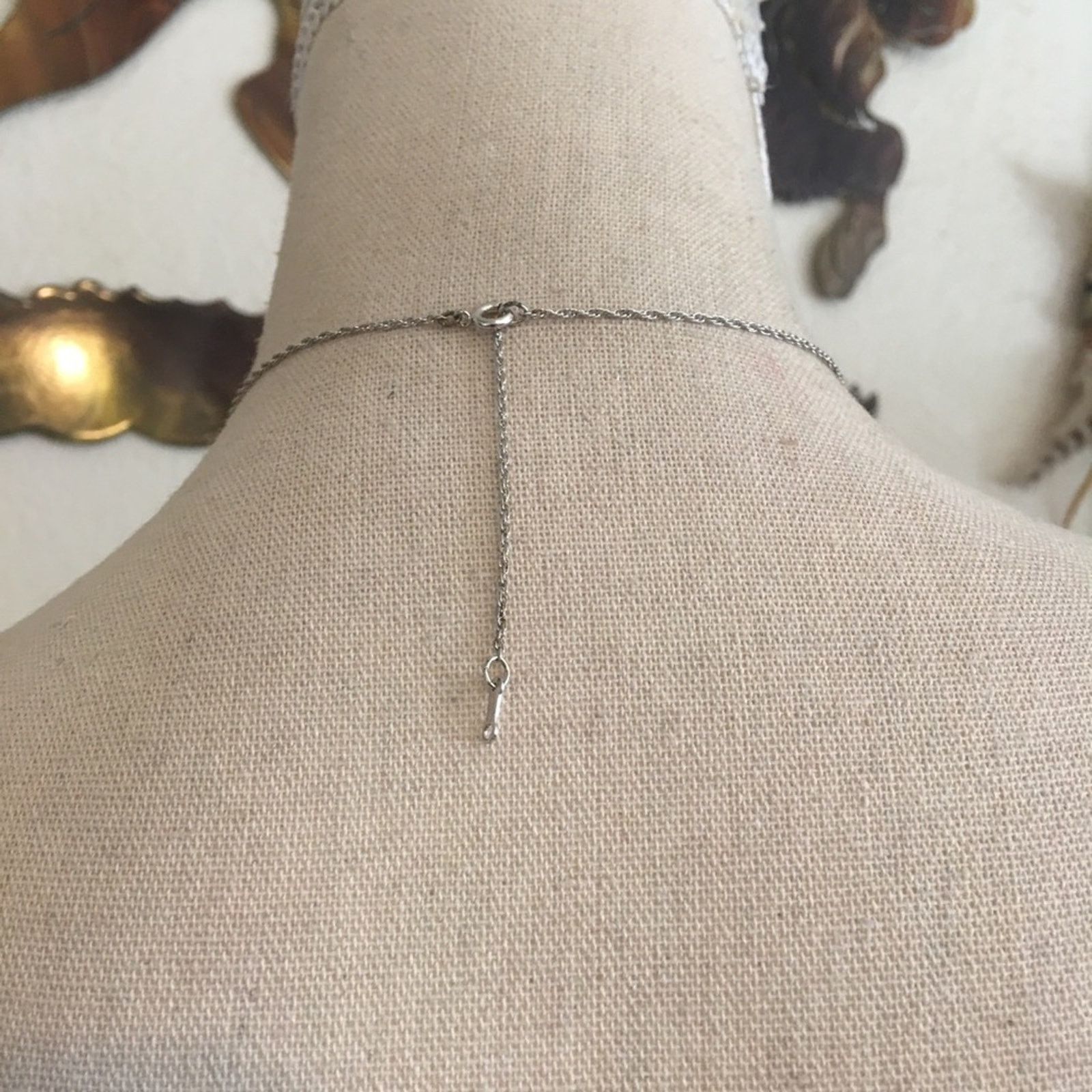 Vintage Vintage 70s Hallmark Cards etched glass necklace Size ONE SIZE - 5 Thumbnail