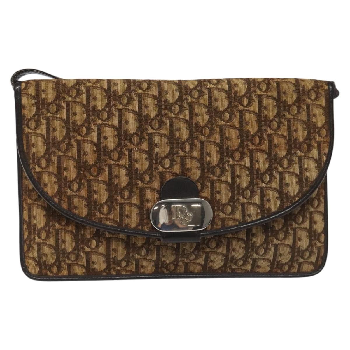 Dior DIOR Trotter Canvas Shoulder Bag Brown Size ONE SIZE - 2 Thumbnail