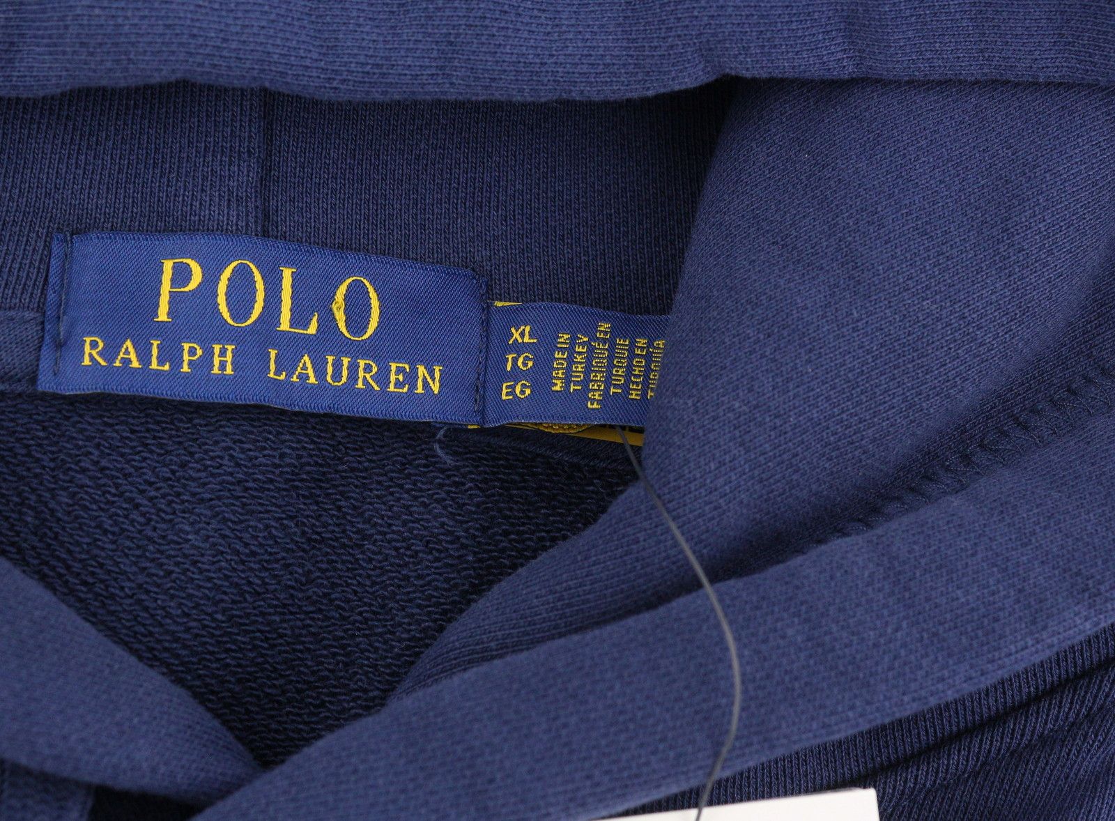 Ralph Lauren NAVY XL Kangaroo Pocket Logo Hoodie 86957 Size US XL / EU 56 / 4 - 8 Thumbnail