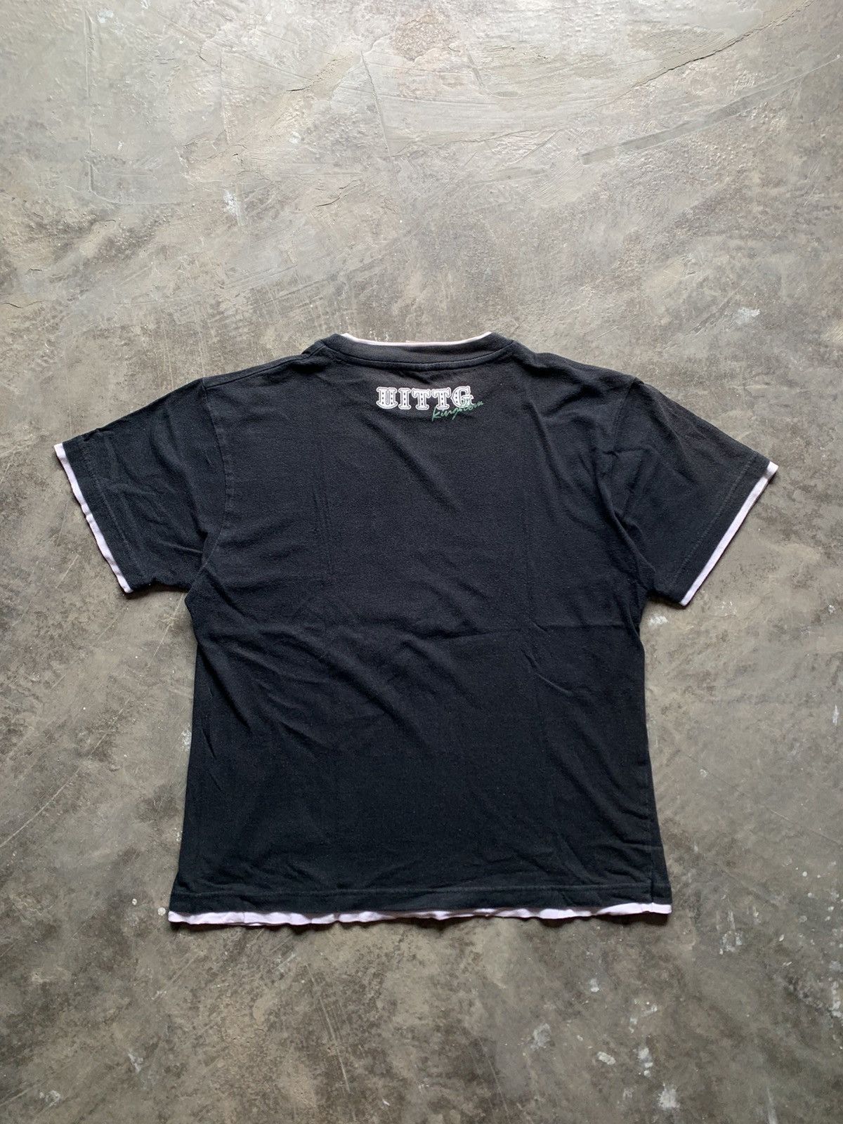 Hysteric Glamour × Japanese Brand × Le Grande Bleu (L.G.B.) Uttig Baby Double Layer Poem Rock Tshirt Size US M / EU 48-50 / 2 - 2 Thumbnail