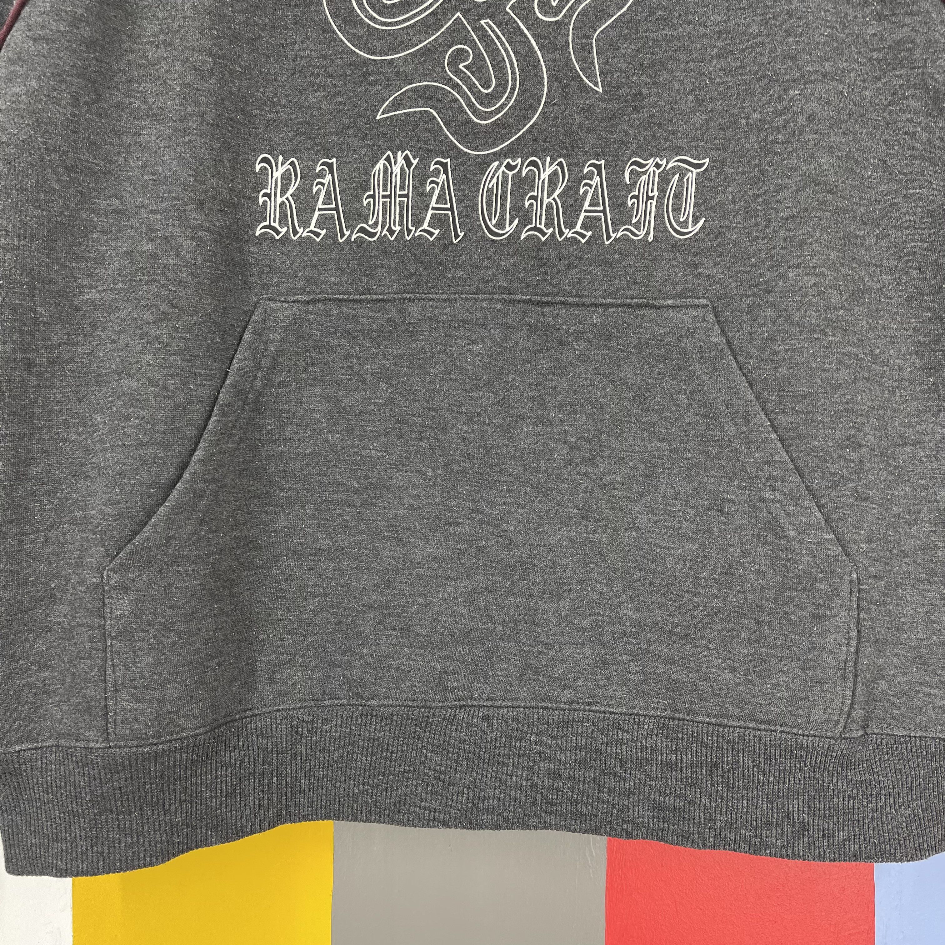Japanese Brand RAMA CRAFT Hoodie Pullover #1383/AV Size US M / EU 48-50 / 2 - 6 Thumbnail