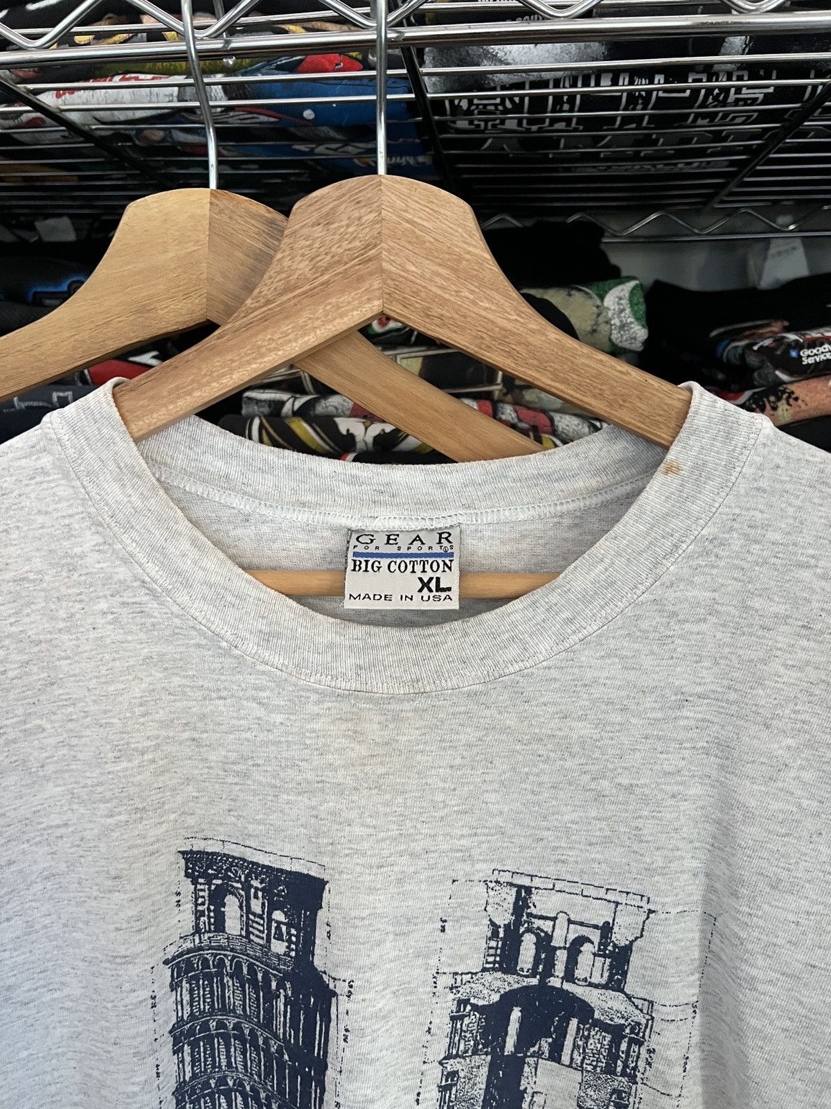 Gear for Sports 90s Pisa Italy Tower Souvenir Art Tee Size US XL / EU 56 / 4 - 3 Thumbnail