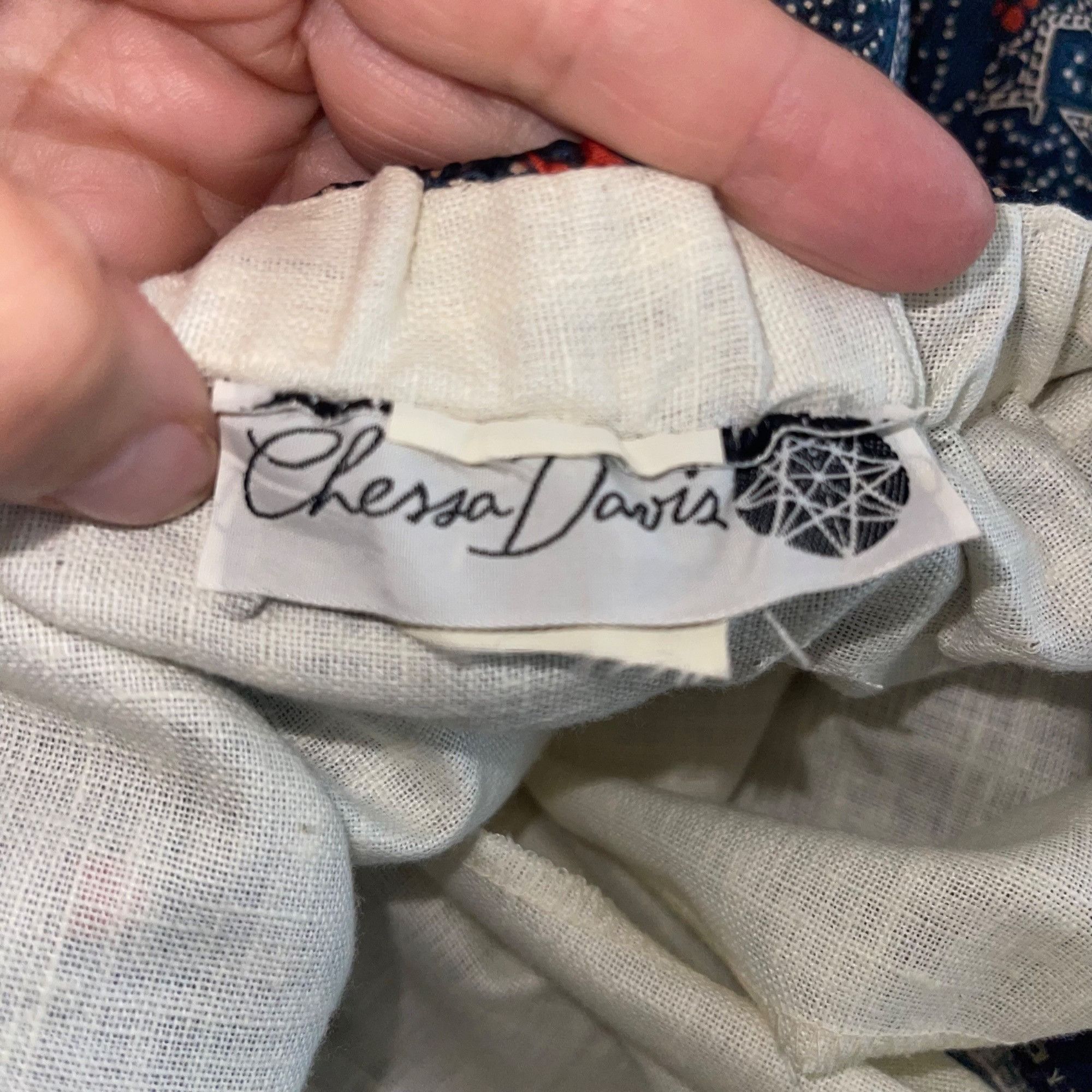 Vintage Chessa Davis Vintage Womens Skirt Size Large Size 34" / US 12 / IT 48 - 3 Thumbnail