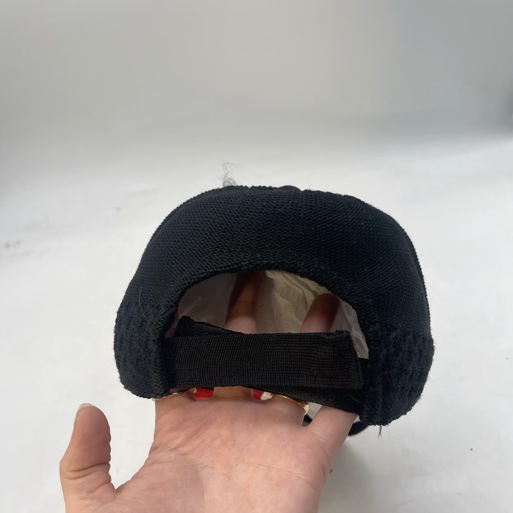 Kangol Kangol Hat Cap Mens OSFA Black Adjustable Knit Baseball Cap Casual Sports Golf Size ONE SIZE - 4 Thumbnail