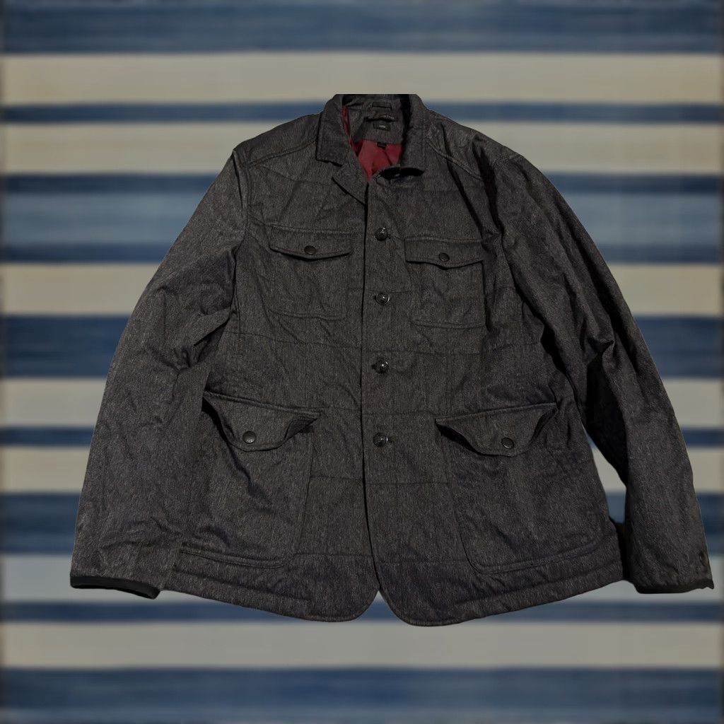 John Varvatos John Varvatos Jacket Gray XL Men Button Up Luxe Size US XL / EU 56 / 4 - 1 Thumbnail