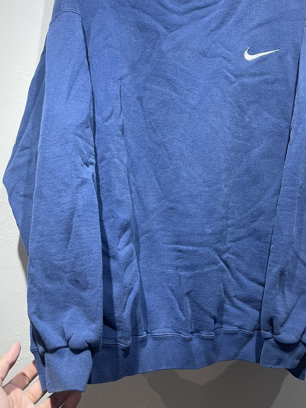 Nike × Vintage Vintage Nike swoosh crewneck Size US XL / EU 56 / 4 - 5 Thumbnail