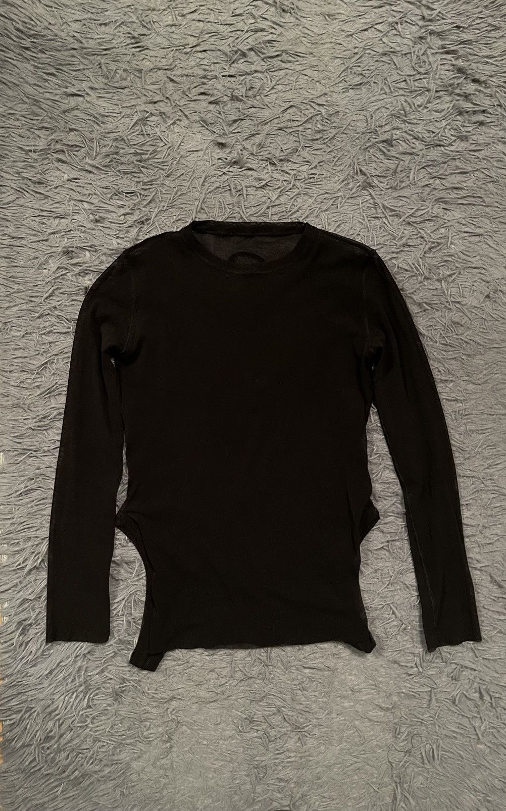 トップス 90s ARCHIVE JEAN PAUL GAULTIER tops Jean Paul Gaultier 1990s Mesh Long Sleeve Top – Vintage Grace