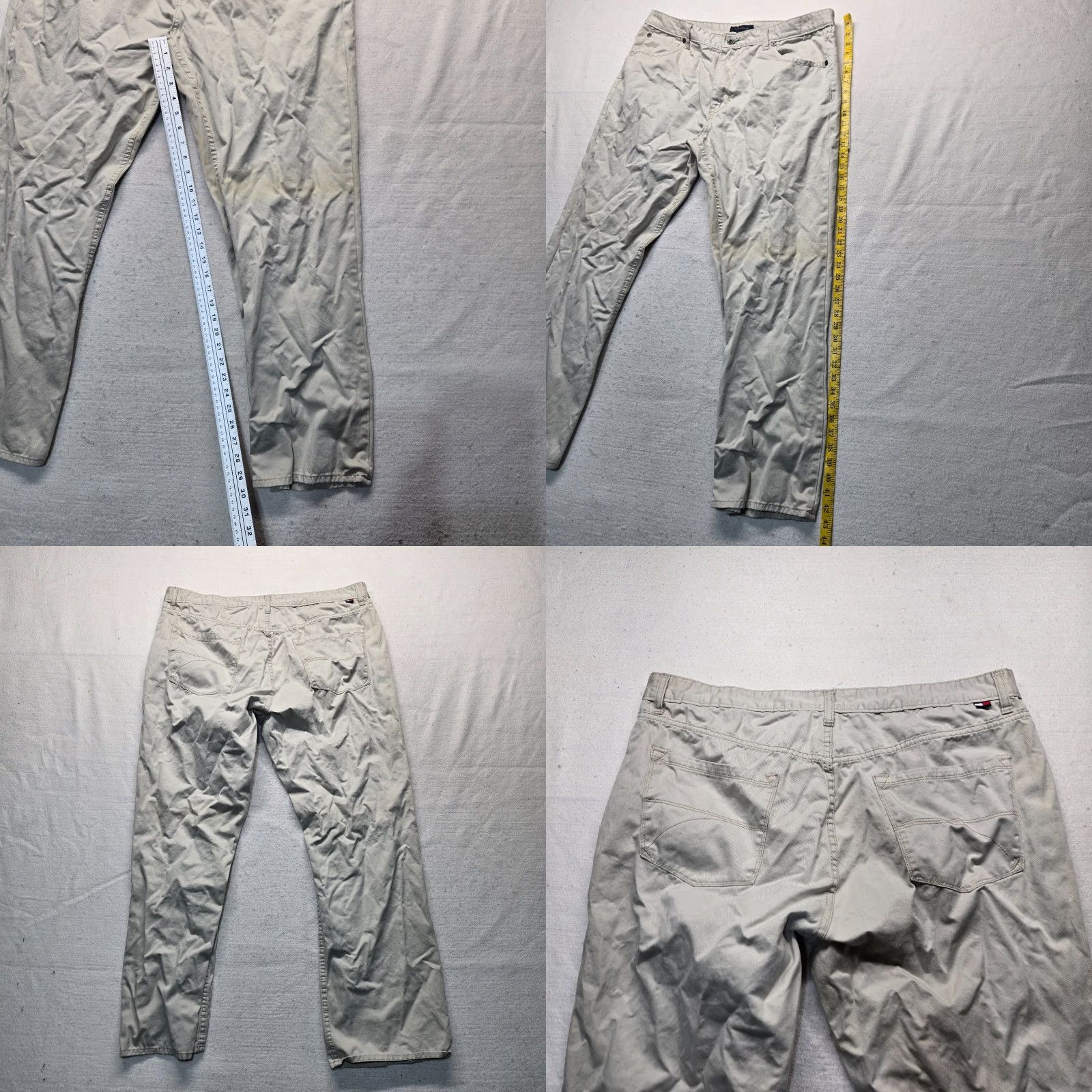Tommy Hilfiger VINTAGE Tommy Hilfiger Pants Khakis Adult Men's Size 40 x 32 Beige 90s Size US 40 / EU 56 - 8 Thumbnail