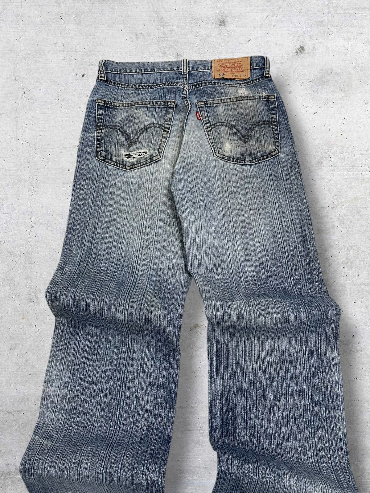 Levi's Vintage Clothing VINTAGE 533 LEVIS USA DESIGNER 90S OG OLD RIPPED BLUE DENIM Size US 28 / EU 44 - 11 Thumbnail