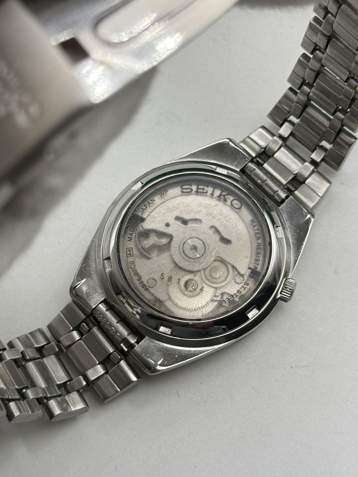 Jewelry SEIKO 5 7S26 AUTOMATIC WHITE DIAL BEAUTIFUL MEN’S WRISTWATCH Size 36 - 7 Thumbnail