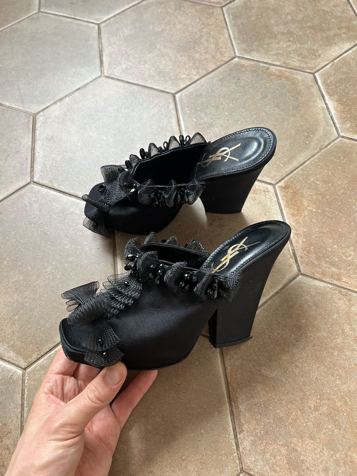 Other Y2K vintage Yves Saint Laurent heels style rare YSL Size US 8 / IT 38 - 1 Thumbnail