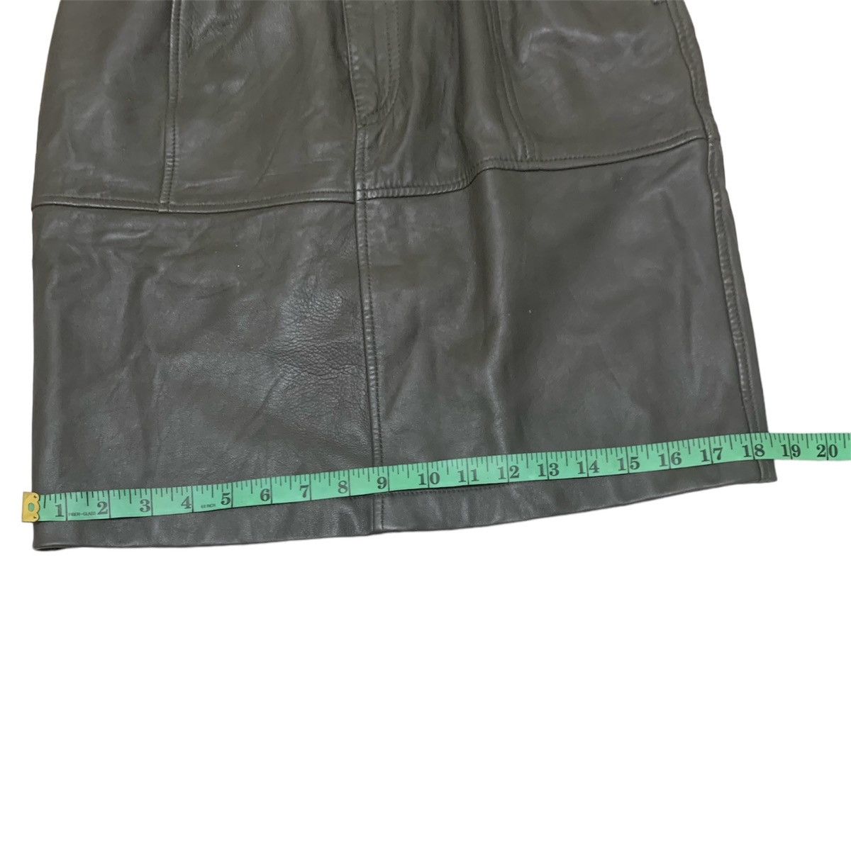 Hai Sporting Gear × Issey Miyake × Vintage Issey miyake leather mini skirt by hai sporting gear Size 25" / US 0 / IT 36 - 9 Thumbnail