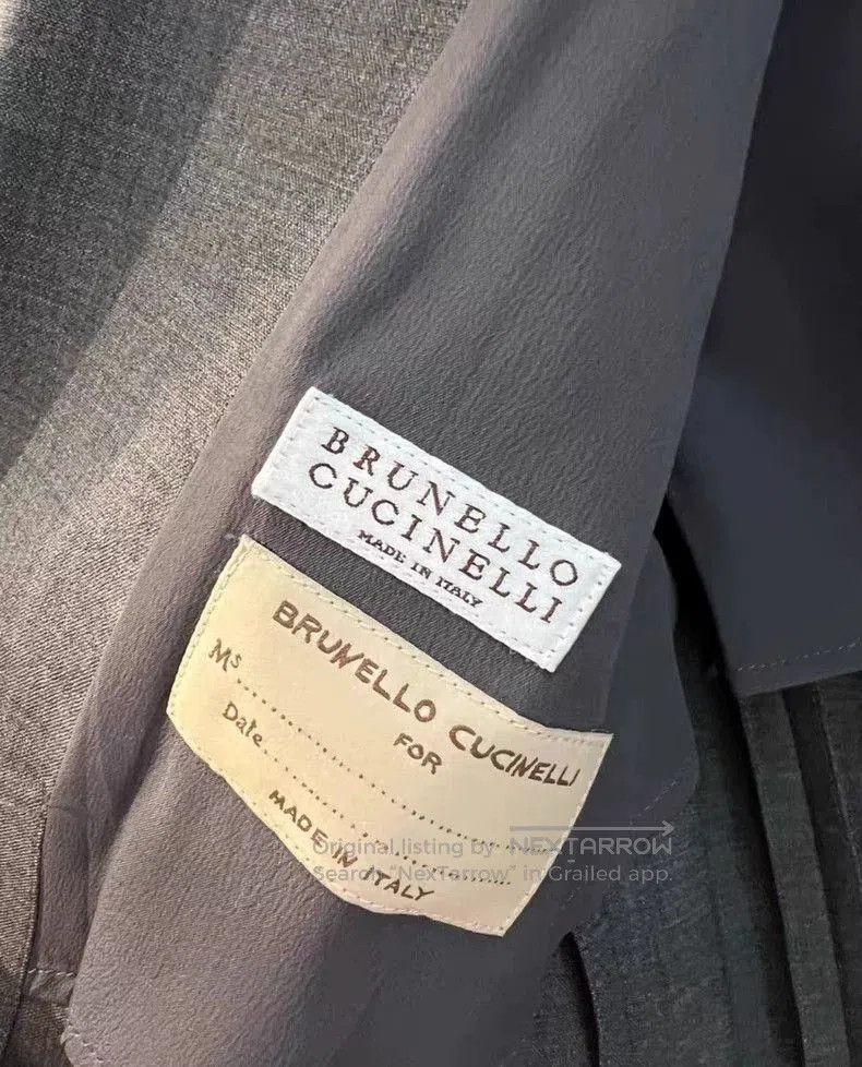Brunello Cucinelli Brunello Cucinelli Gray Blazer Size 44. Size US S / EU 44-46 / 1 - 3 Thumbnail