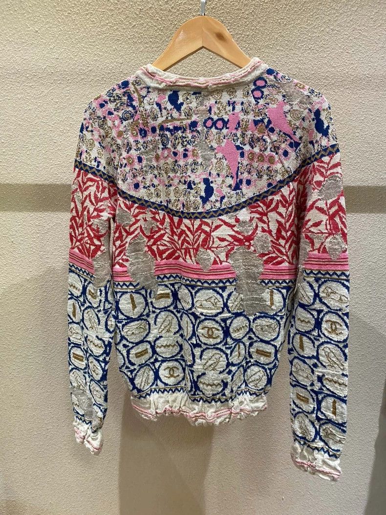 Chanel Chanel Egyptian series gold thread jacquart sweater Size XS / US 0-2 / IT 36-38 - 2 Thumbnail