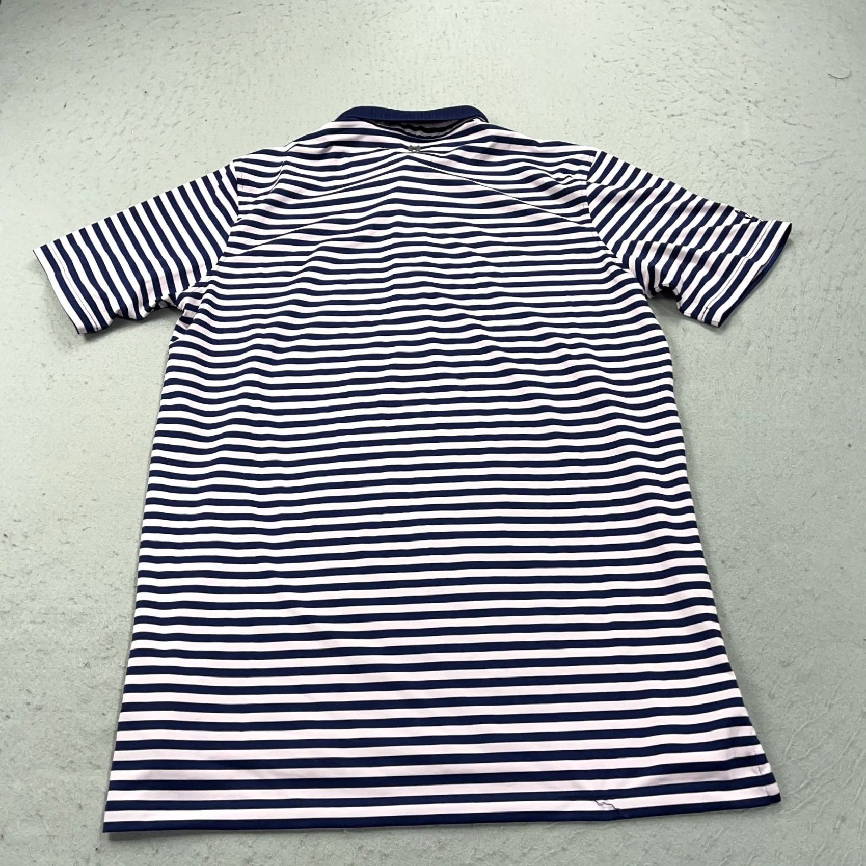 Vintage Greyson Polo Shirt Mens M Pink Striped Golf Logo Short Sleeve Button Collar Casual Activewear 90s Skull Theme Size US M / EU 48-50 / 2 - 5 Thumbnail