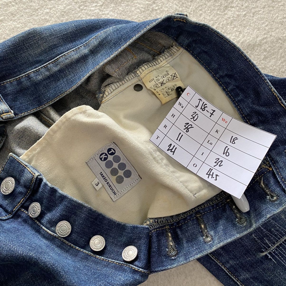 Japanese Brand × Takeo Kikuchi Vintage Japanese Brand Takeo Kikuchi Distressed Denim w30 Size US 30 / EU 46 - 9 Thumbnail