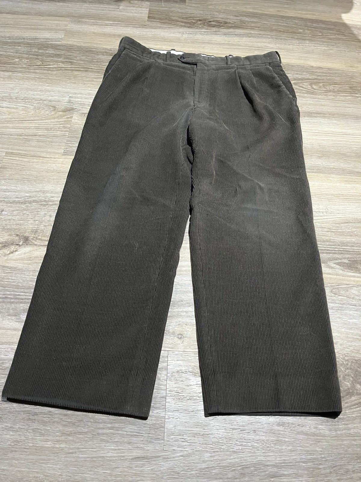 Vintage Brown corduroy pants Size US 36 / EU 52 - 2 Thumbnail