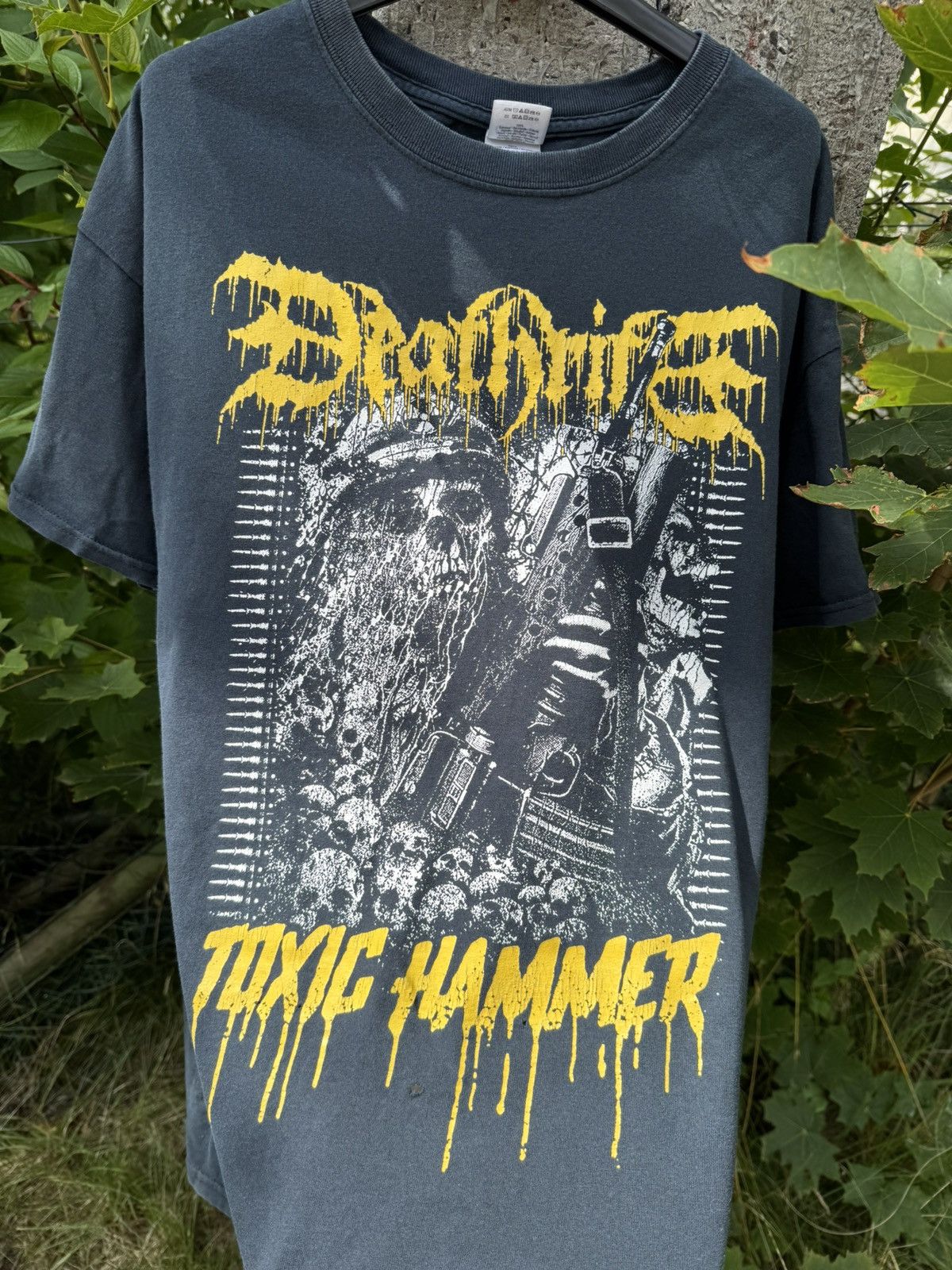 Band Tees Vintage Deathrite Toxic Hammer Thrashed Tee Black Metal Band Size US XL / EU 56 / 4 - 6 Thumbnail