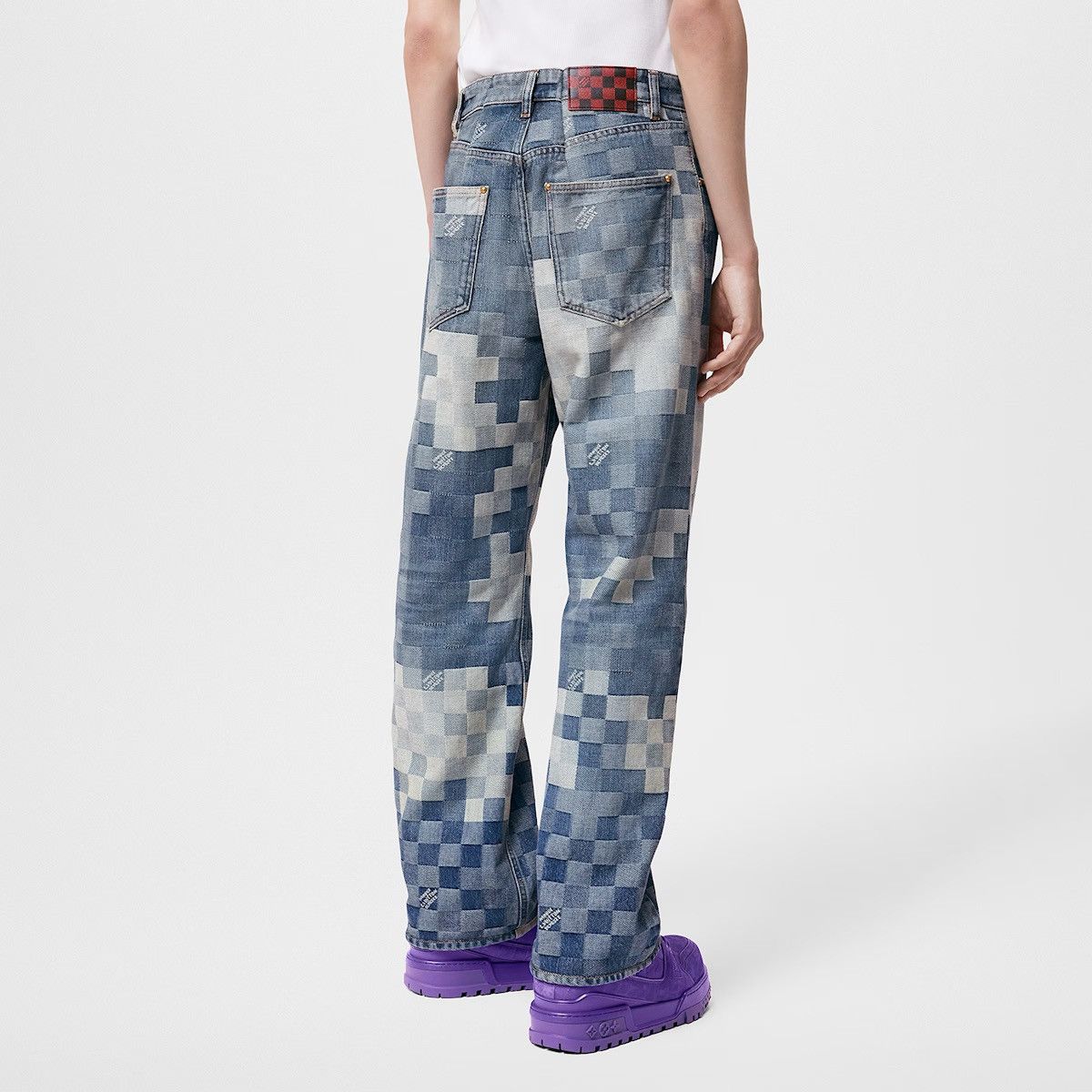 Louis Vuitton Louis Vuitton Damier Denim Skate Pants Size US 30 / EU 46 - 2 Thumbnail
