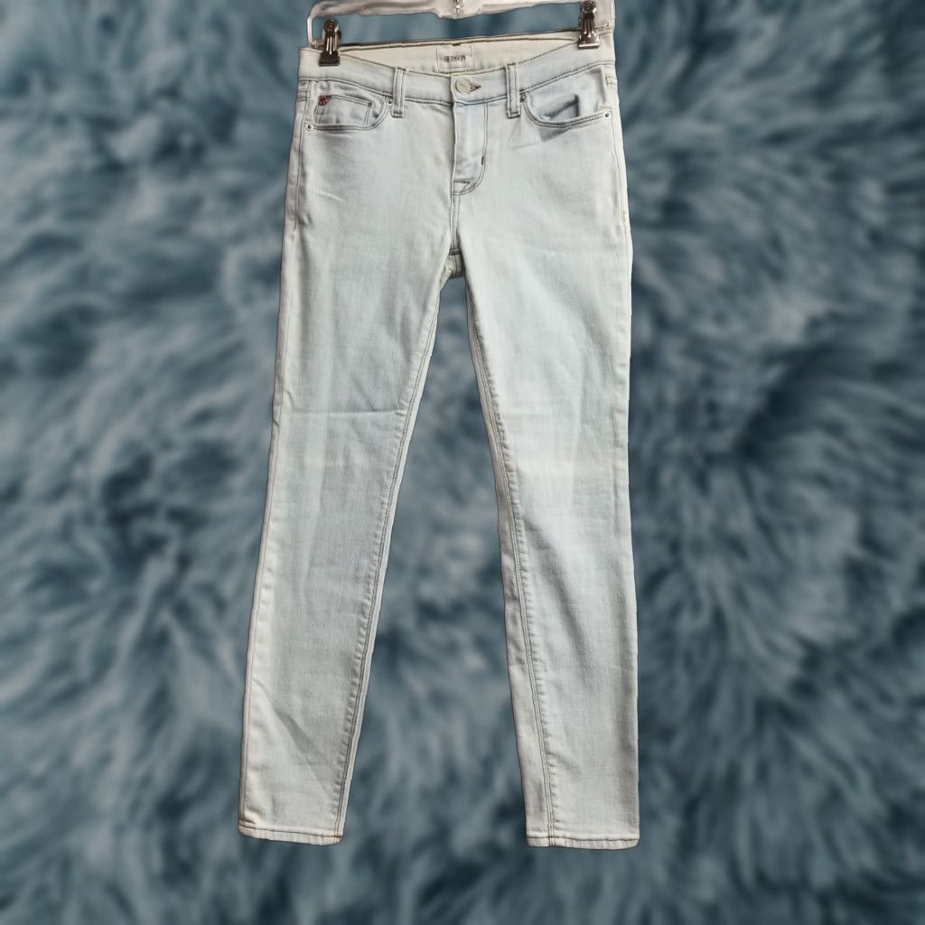 Hudson Hudson Krista Super Skinny Ankle Low Rise Denim Jeans Blue Women’s 26Size Regular Stretch Pockets Zipper Button 5-Pocket Logo Festival Jeans Womens Size 26" / US 2 / IT 38 - 1 Thumbnail