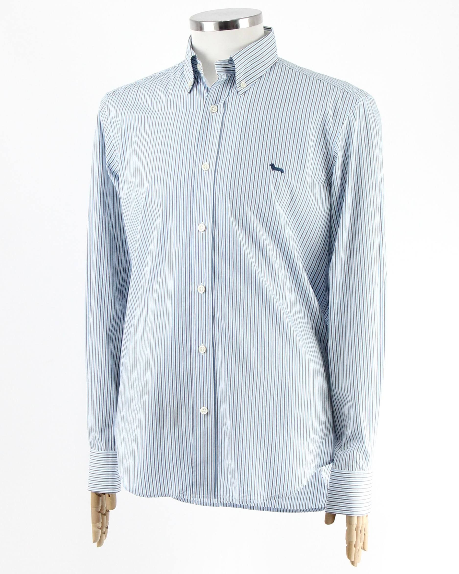 Harmont & Blaine HARMONT&BLAINE Striped shirt with logo Size US XL / EU 56 / 4 - 2 Thumbnail