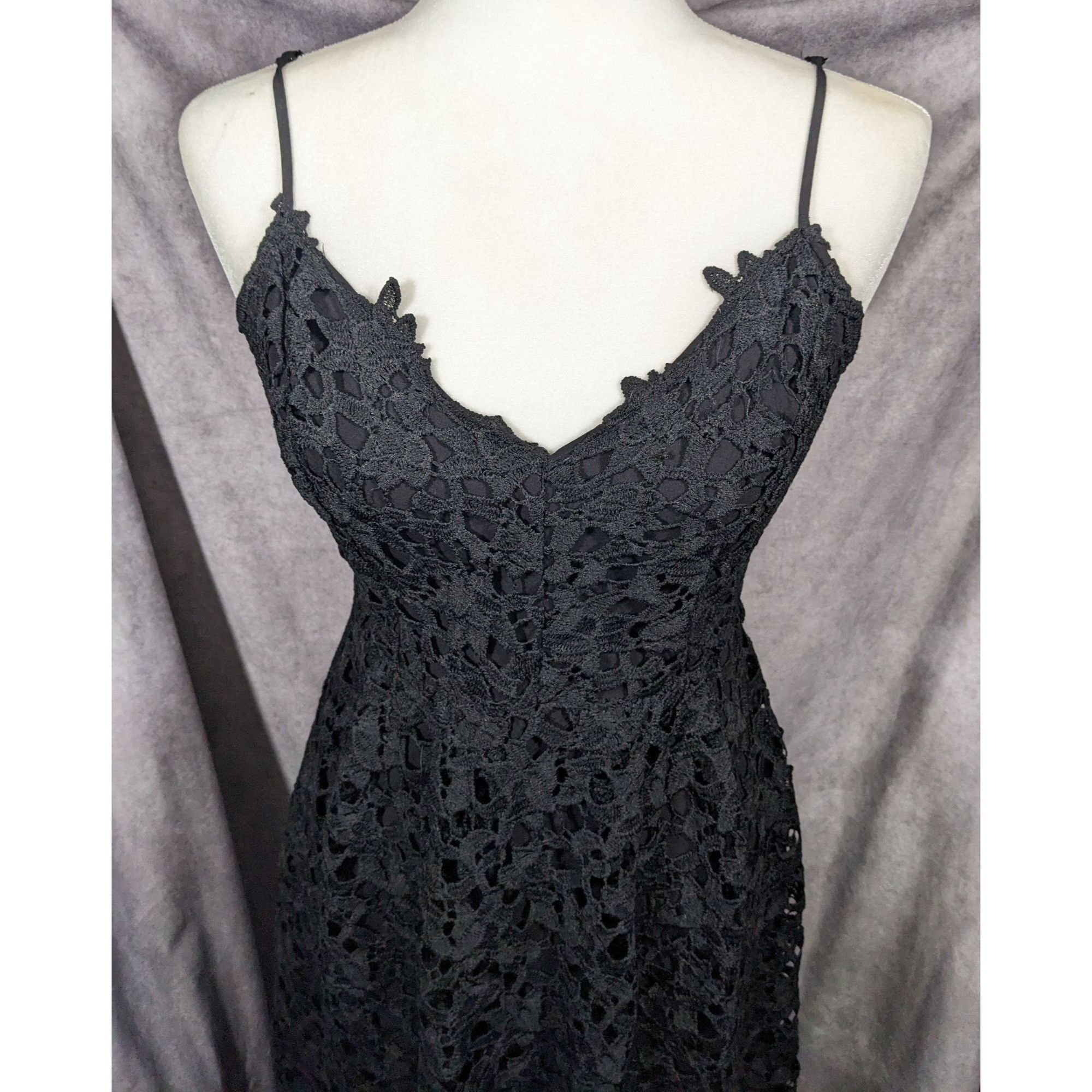 ASTR The Label ASTR The Label Gothic Floral Lace Overlay Dress Size Medium Size M / US 6-8 / IT 42-44 - 10 Thumbnail
