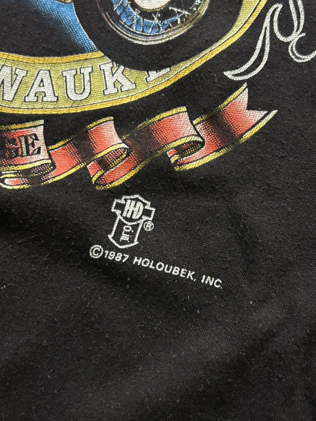 Harley Davidson Harley Davidson 1987 holoubek shirt Size US XXL / EU 58 / 5 - 5 Thumbnail