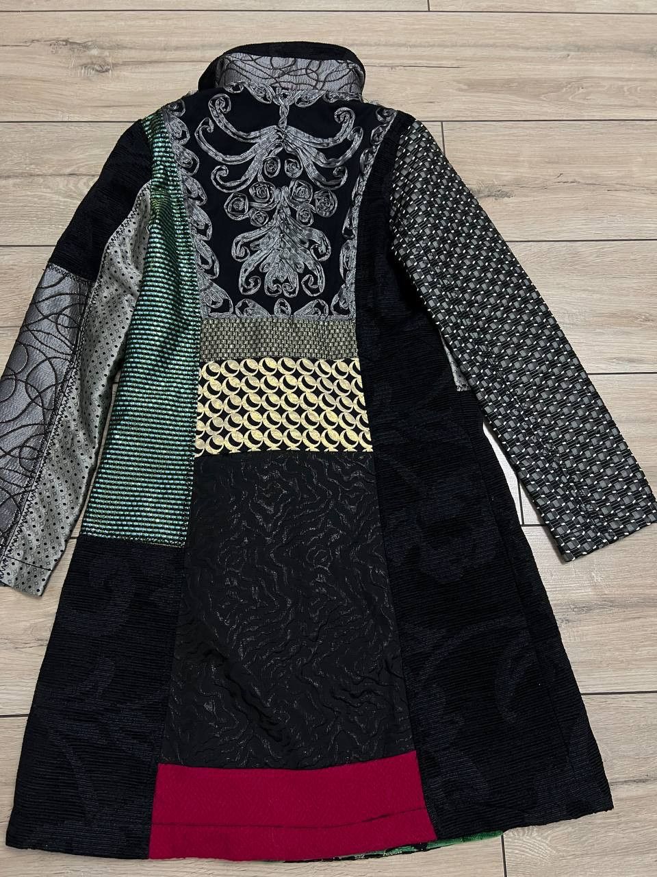 Desigual Desigual Multicoloured Coat Trench Overcoat sz EUR 42 Size M / US 6-8 / IT 42-44 - 3 Thumbnail