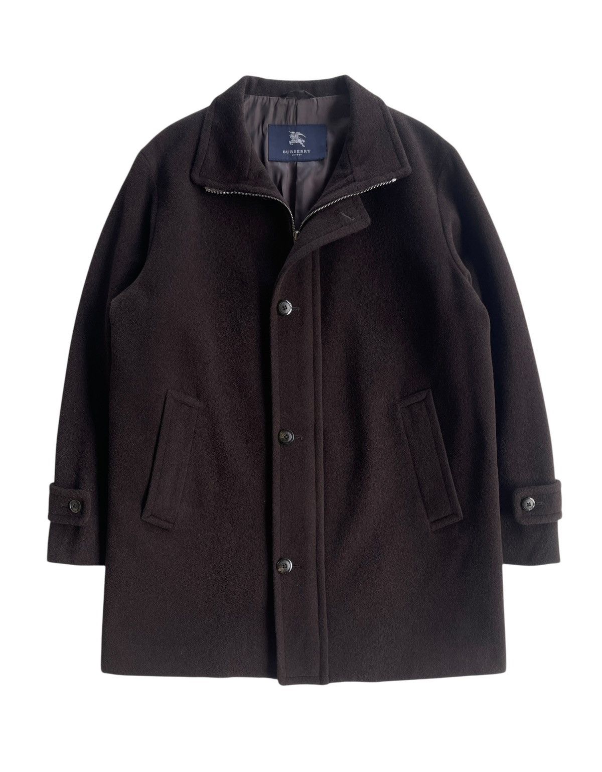 Burberry Burberry London Wool Jacket Coat Size US L / EU 52-54 / 3 - 1 Thumbnail